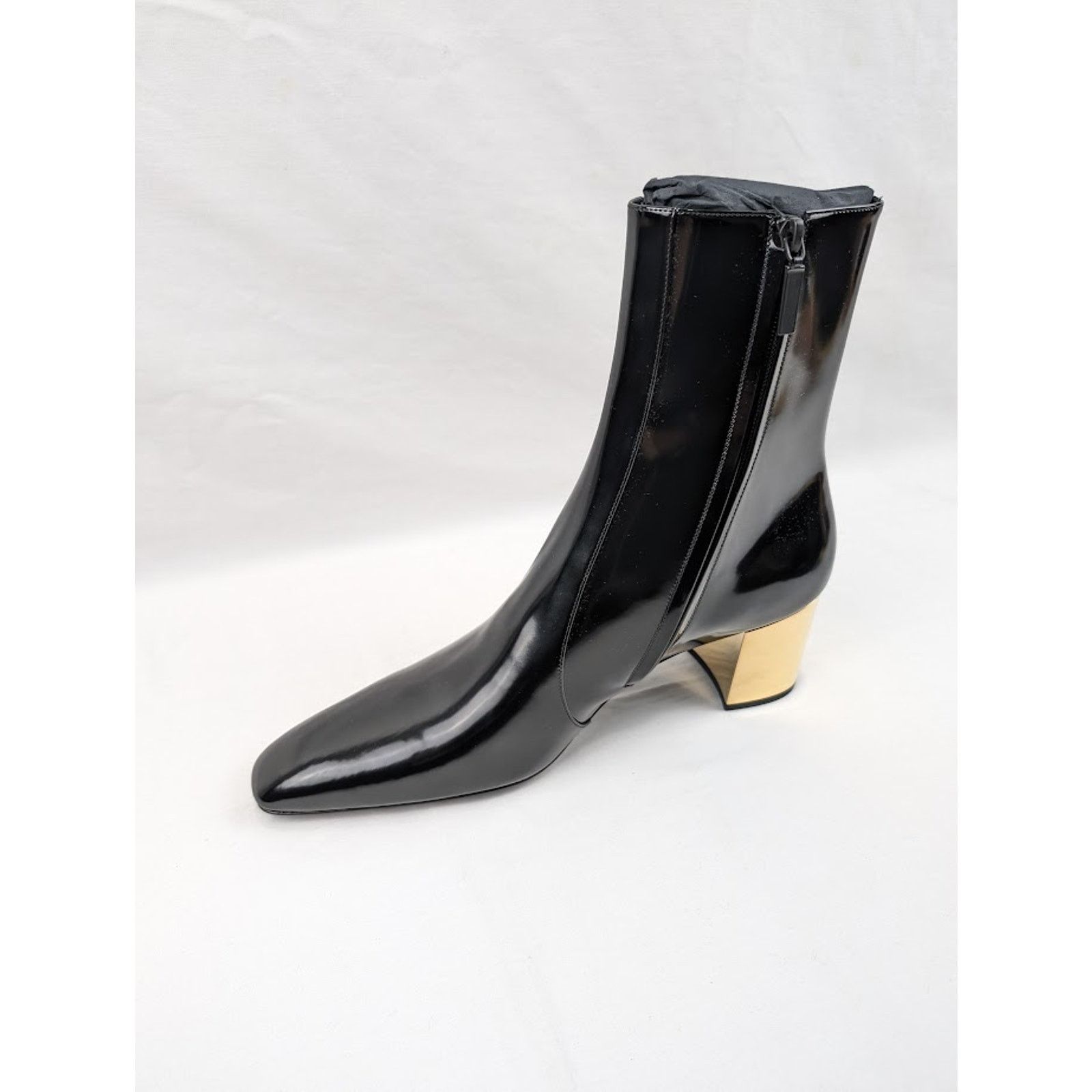Saint Laurent Paris o1rshd1 Q:4 / XIV 70 Zipped Boots in Nero 42 Size US 9 / EU 42 - 8 Thumbnail