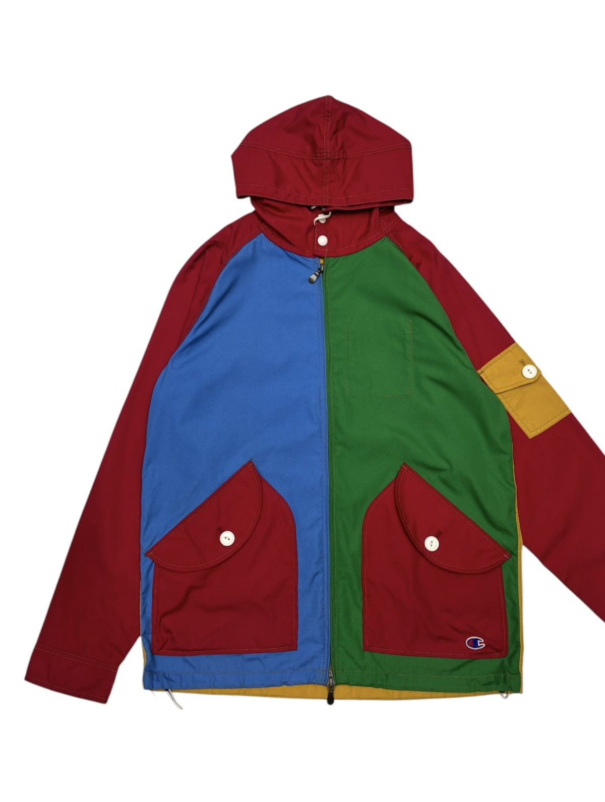 Carhartt 🔥RARE CHAMPION COLOUR BLOCK HOODIE JACKET Size US M / EU 48-50 / 2 - 11 Thumbnail