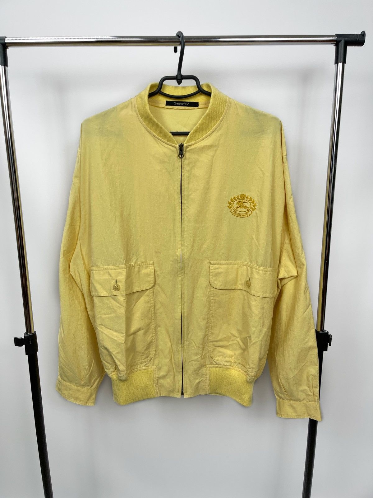 Burberry Burberry's Jacket Men Size XL Yellow Logo Size US XL / EU 56 / 4 - 1 Thumbnail