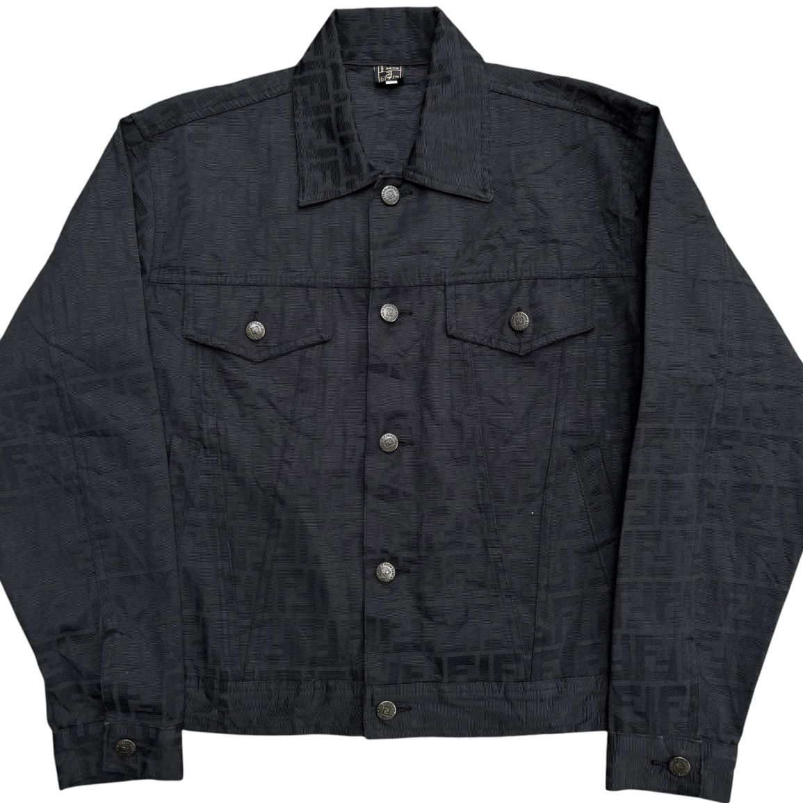 Fendi Vintage Fendi Zucca Trucker Jacket Size M / US 6-8 / IT 42-44 - 3 Thumbnail