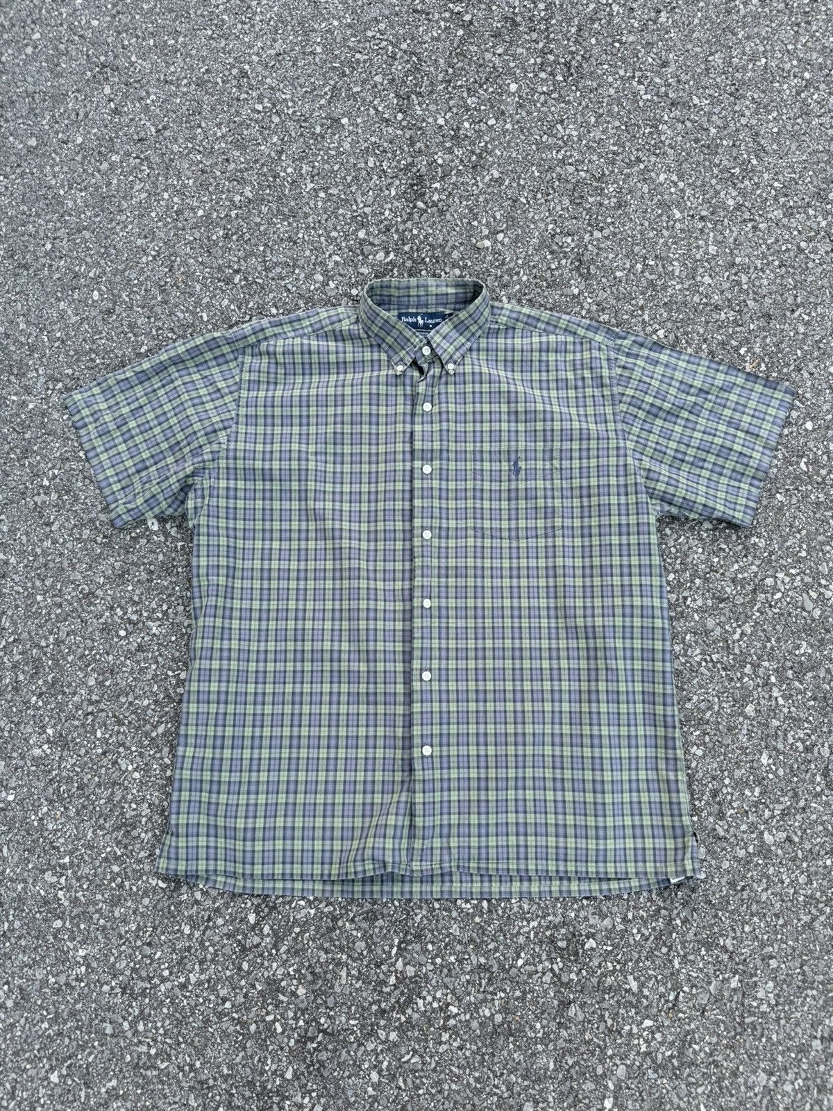 Polo Ralph Lauren × Vintage Polo Ralph Lauren shirt vintage 90s pony logo elegance Size US L / EU 52-54 / 3 - 1 Thumbnail