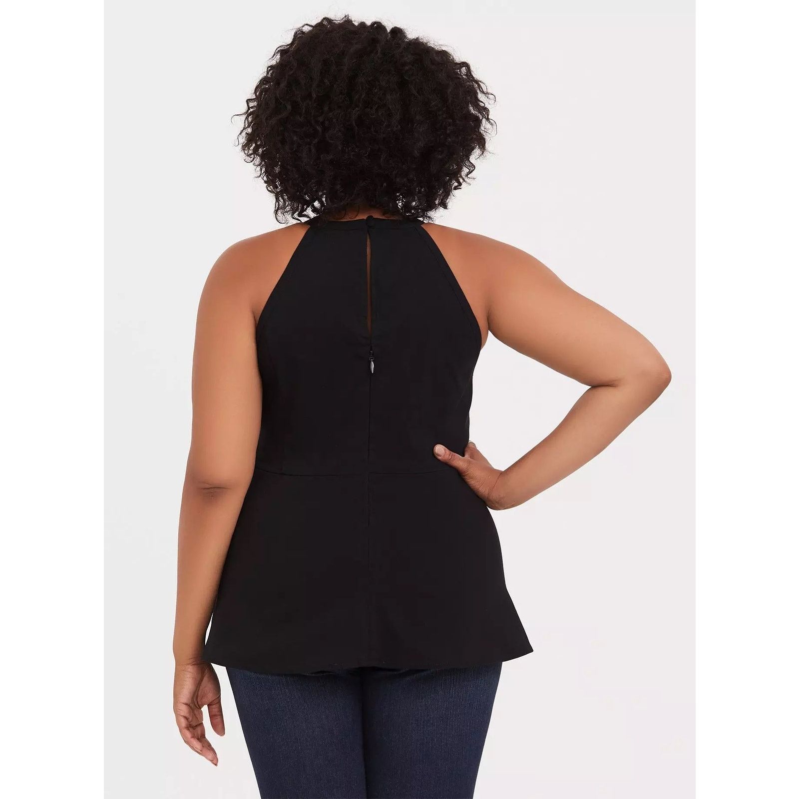 Other Torrid Black Cage Neck Tank Top Size 4 4X Size 4XL / US 24-26 - 4 Thumbnail