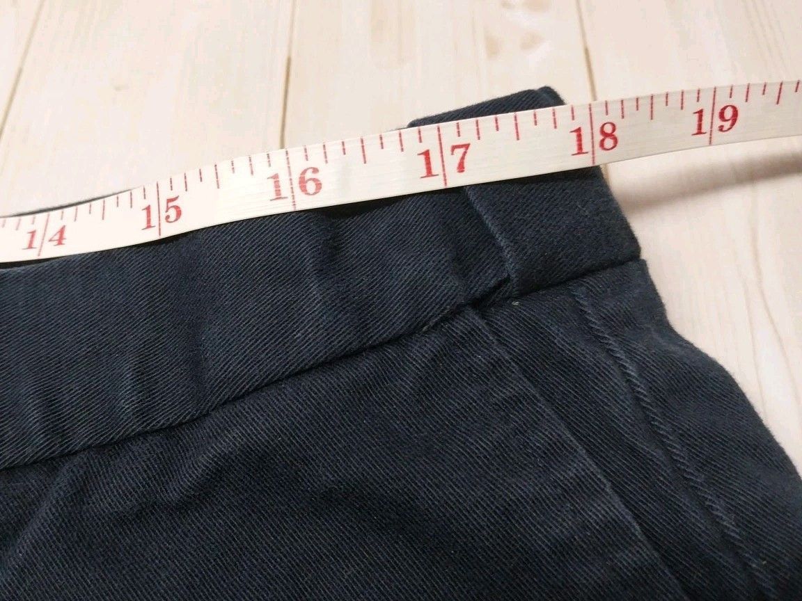 Puritan PURITAN Chino Shorts Mens 38 Navy Blue Flat Front Size US 38 / EU 54 - 5 Thumbnail