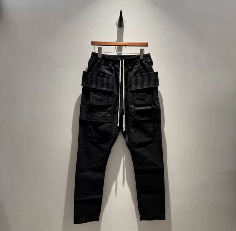 Rick Owens Drkshdw Black Cargo Pants Size S