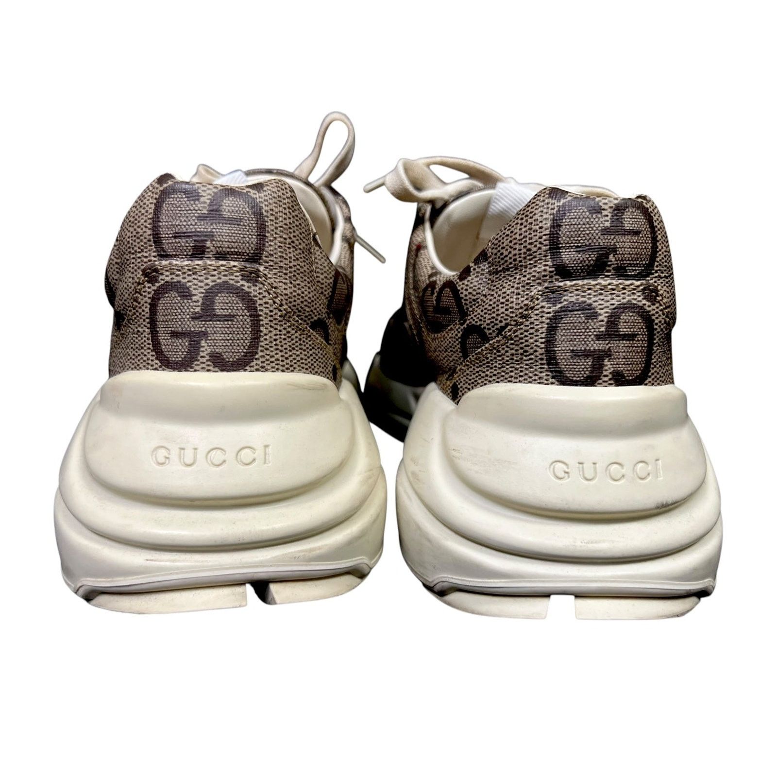 Gucci Gucci Rhyton GG Sneakers Men All Over Logo US8 $1,190 Retail Size US 8 / EU 41 - 4 Thumbnail