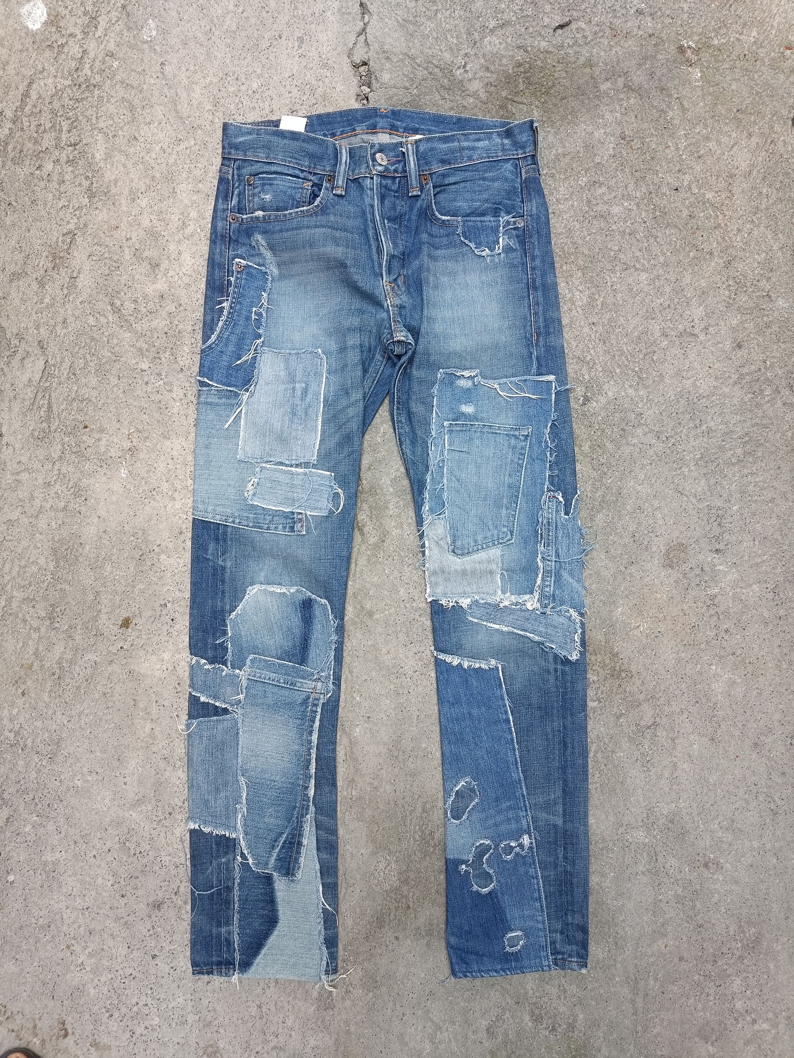 Denim & Supply Ralph Lauren × Polo Ralph Lauren Polo rrl denim suply Ralph Lauren patchwork Size US 29 - 1 Thumbnail