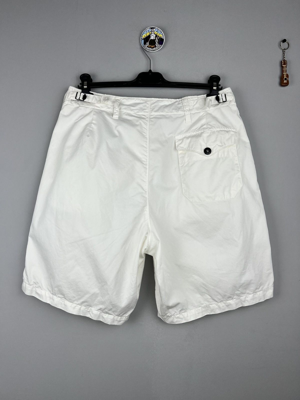 C.P. Company × Stone Island × Vintage Stone Island Vintage Yachting Shorts Chino White Size US 32 / EU 48 - 7 Thumbnail