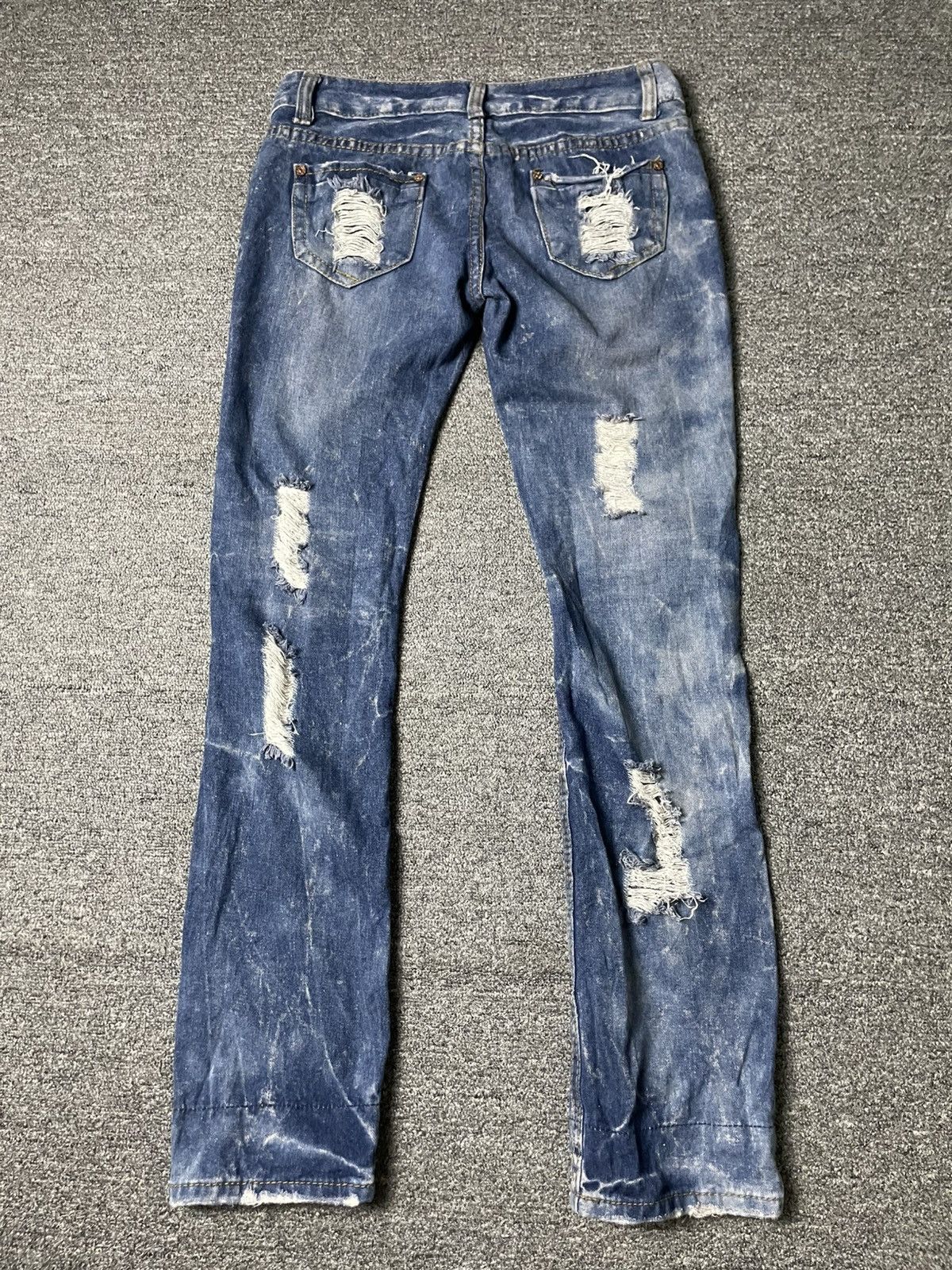 Jean × Vintage JEANS Brand Distressed Denim Ripped Jeans (104) Size US 28 / EU 44 - 9 Thumbnail
