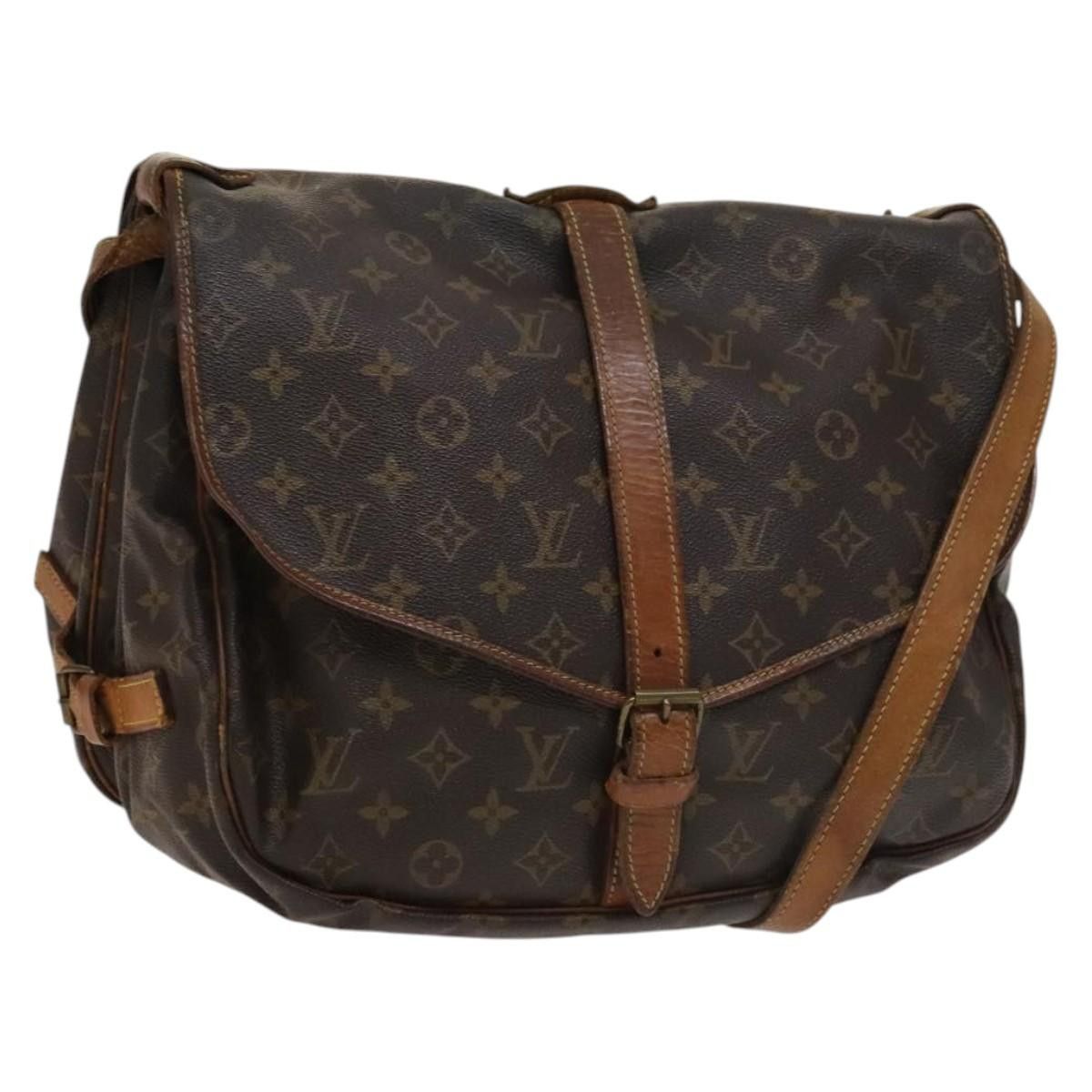 Louis Vuitton LOUIS VUITTON Monogram Saumur 35 Shoulder Bag M42254 Size ONE SIZE - 1 Thumbnail