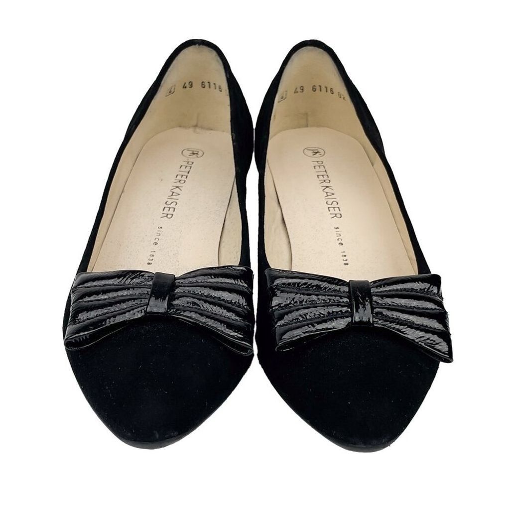 Other Peter Kaiser Balletcore Pumps Black SCHWARZ SUEDE size 6.5M Size US 6.5 / IT 36.5 - 3 Thumbnail