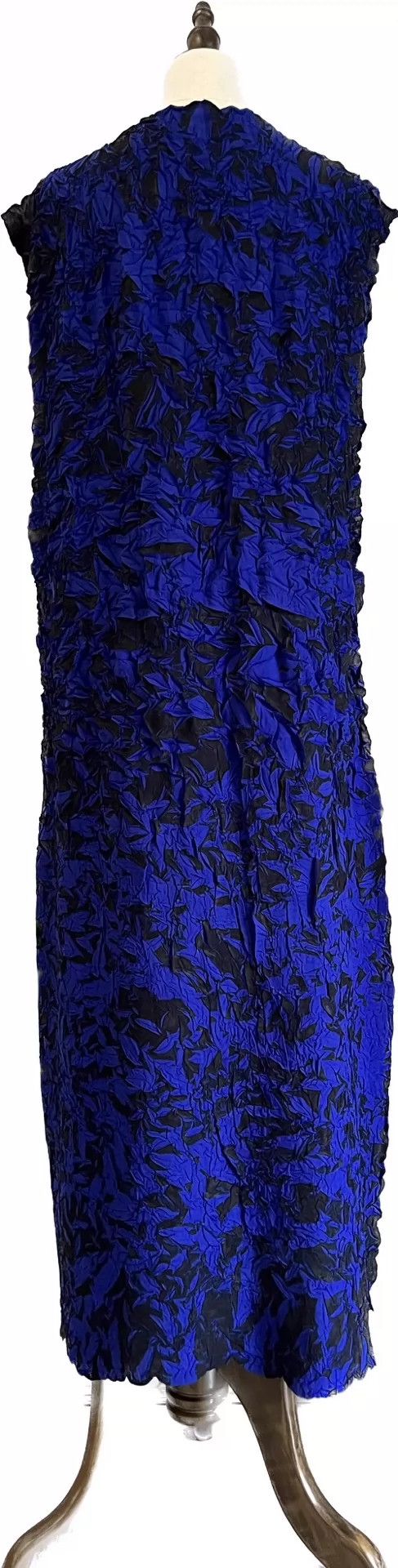 Issey Miyake Issey Miyake size:2 Deep blue main line petal pleated dres Size M / US 6-8 / IT 42-44 - 2 Thumbnail