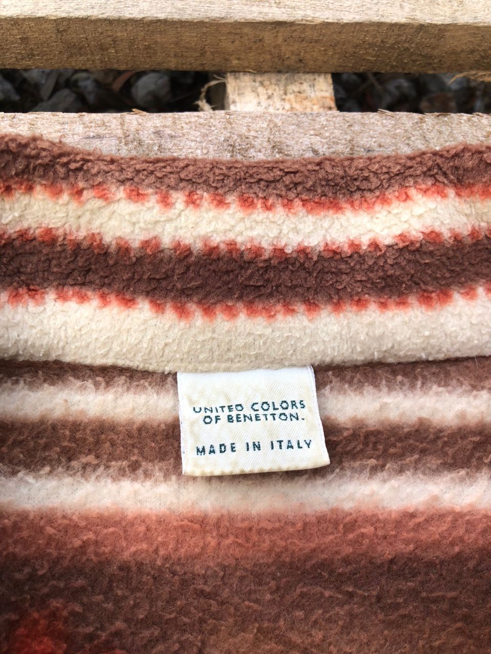 United Colors Of Benetton United Colors Of Benetton Native Navajo Fleece Jacket Size US L / EU 52-54 / 3 - 3 Thumbnail