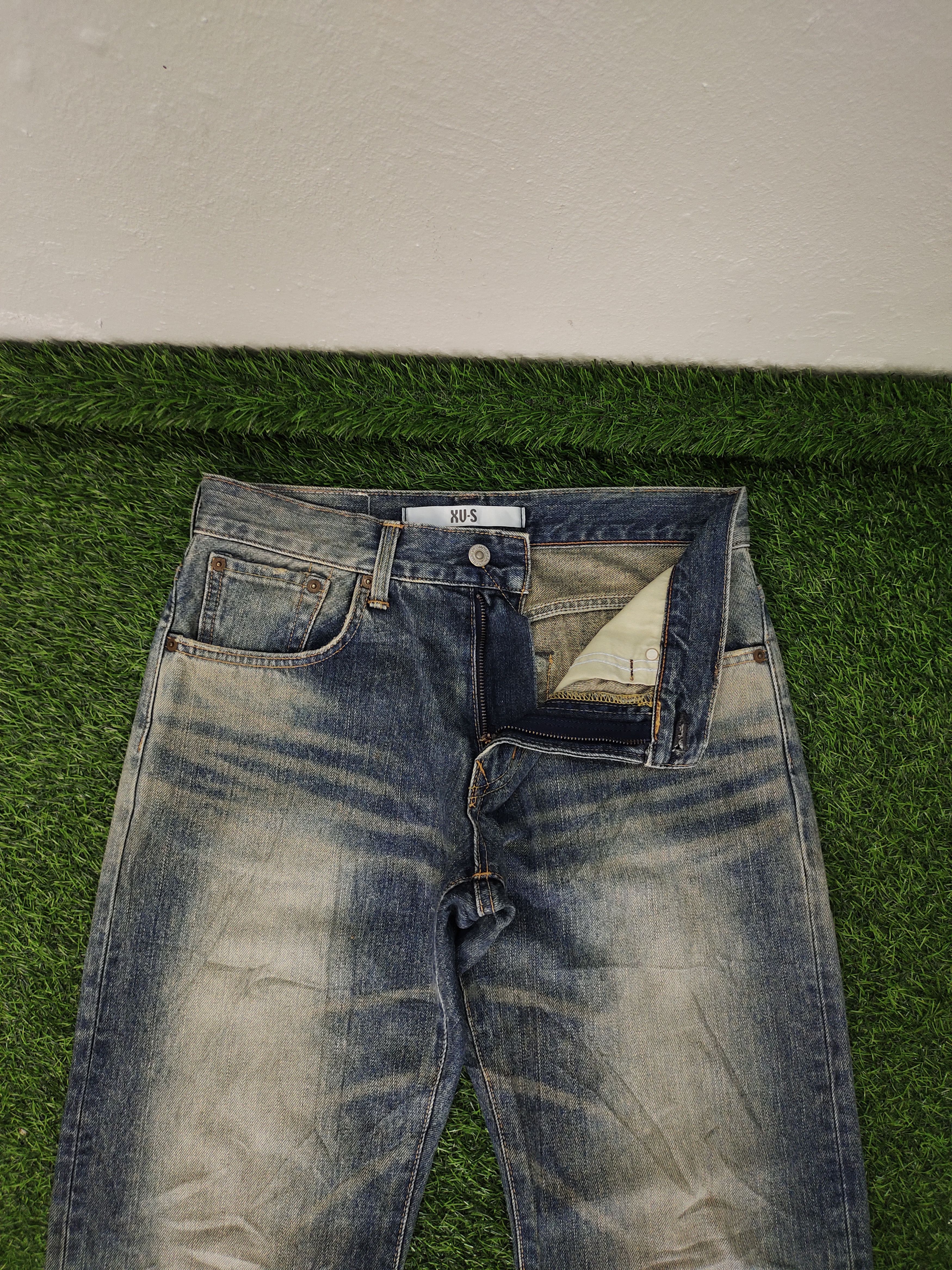 Edwin Vintage Edwin Xvs Japan Clawmark Distress Faded Jeans Size US 30 / EU 46 - 6 Thumbnail