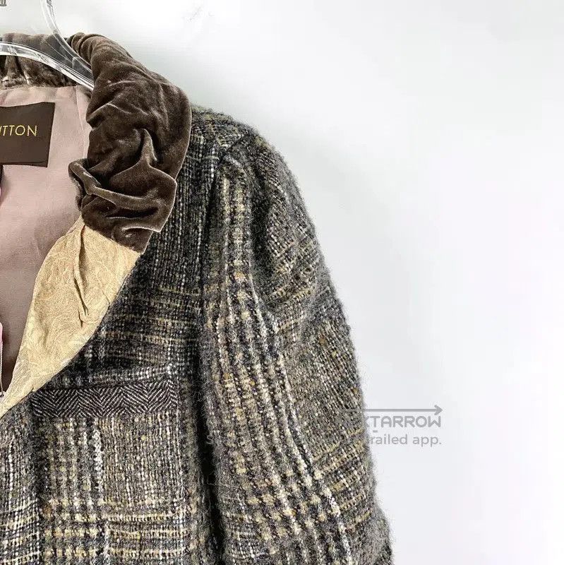 Louis Vuitton Louis Vuitton Brown Wool Women's Jacket . Size S / US 4 / IT 40 - 3 Thumbnail