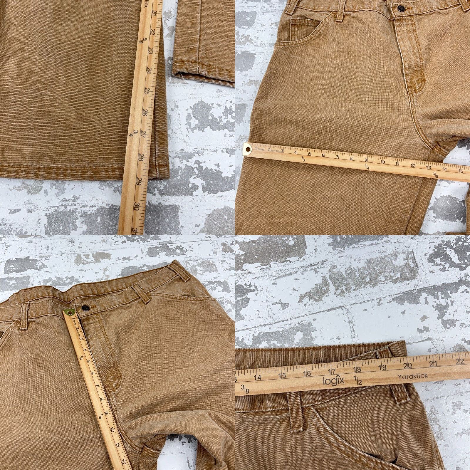 Dickies Dickies Pants Men 40x30 Brown Carpenter Pants Duck Canvas Work Wear VTG Y2K Size US 40 / EU 56 - 8 Thumbnail