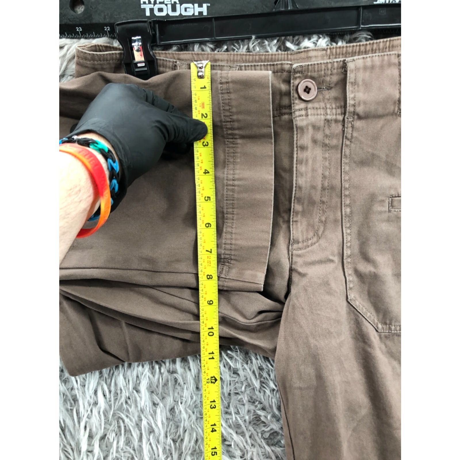 Vintage Christopher & Banks Chino Pants Size 8 Womens Mid Rise Beige Brown pants Regular Size 30" / US 8 / IT 44 - 4 Thumbnail
