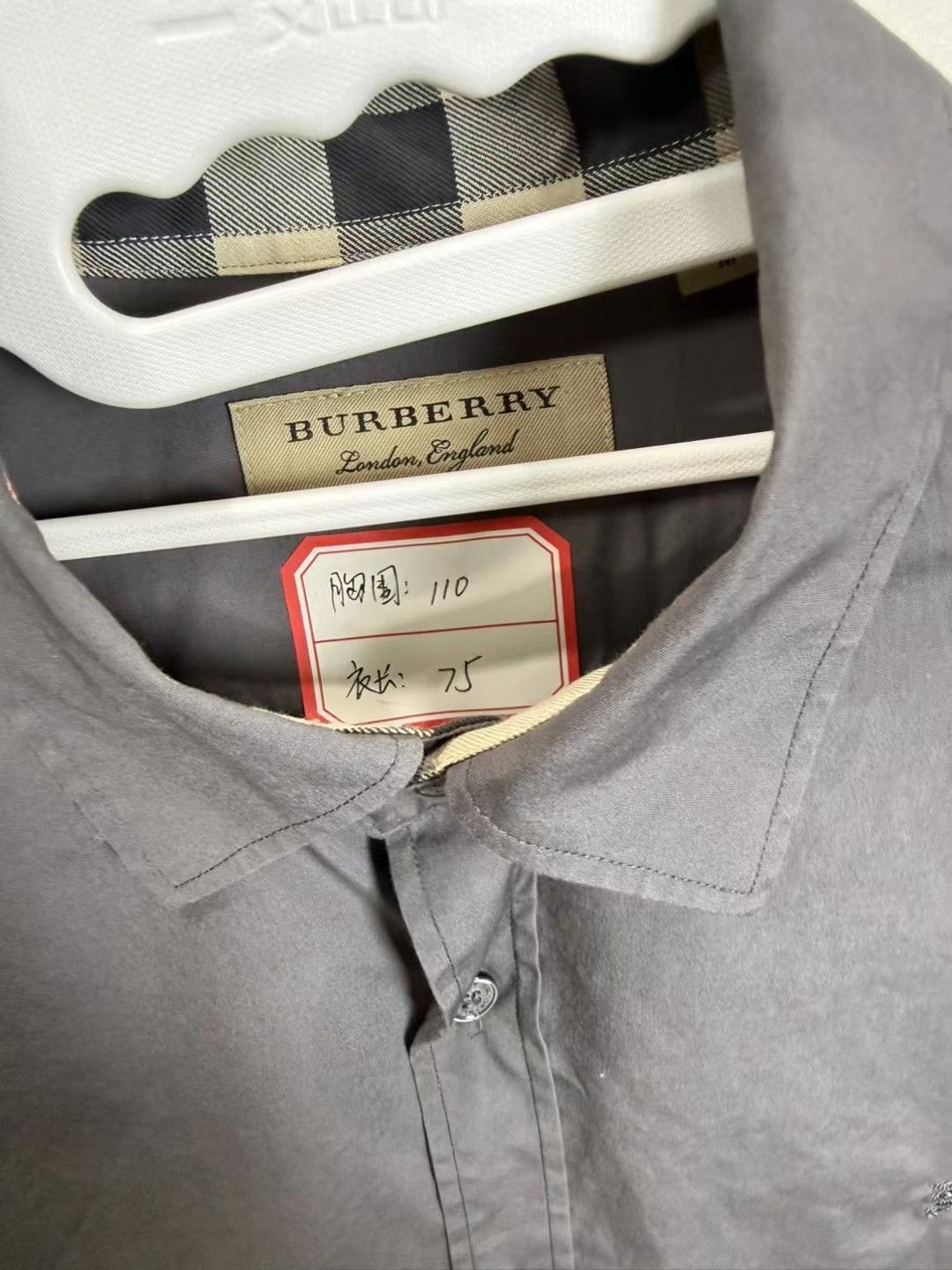 Burberry Burberry Gray Knight Horse Embroidery Shirt Size US M / EU 48-50 / 2 - 3 Thumbnail