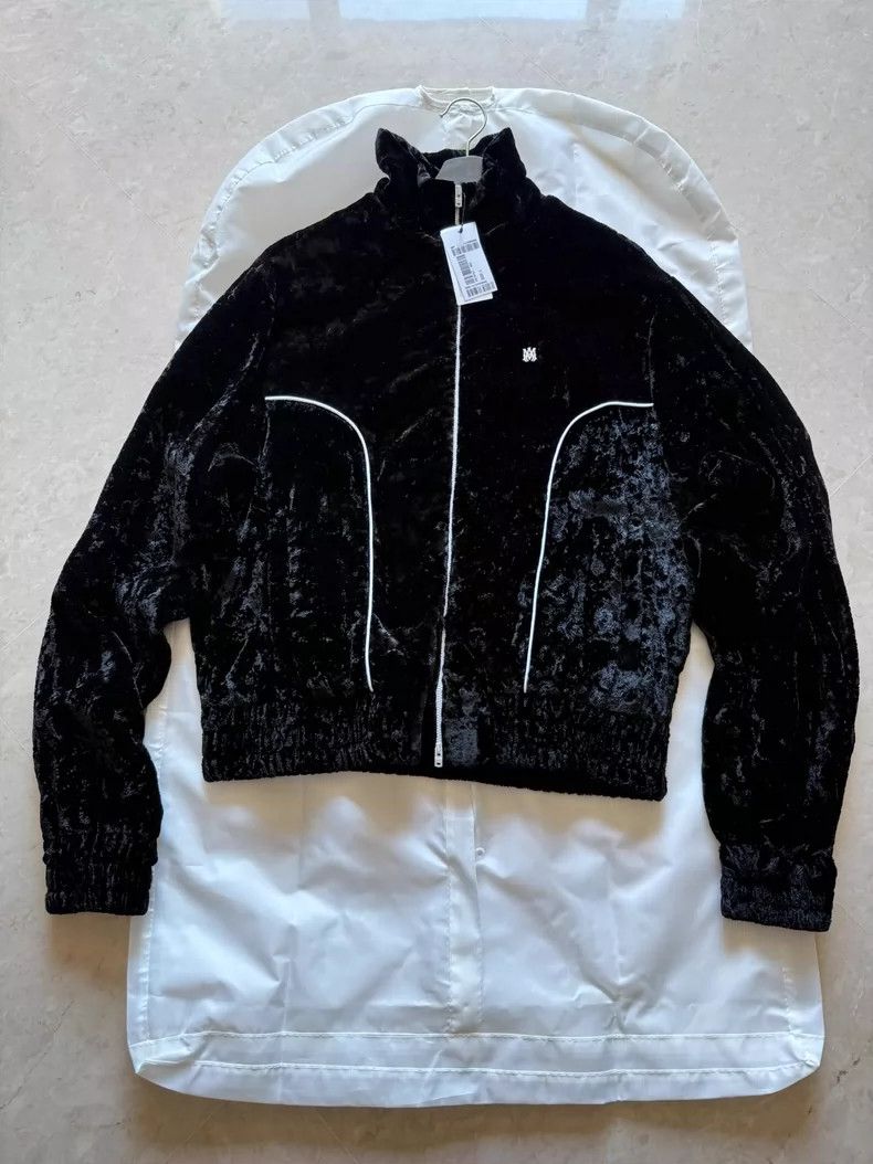 Amiri Amiri SS24 logo with contrasting color trim two-way zipper Size US L / EU 52-54 / 3 - 4 Thumbnail