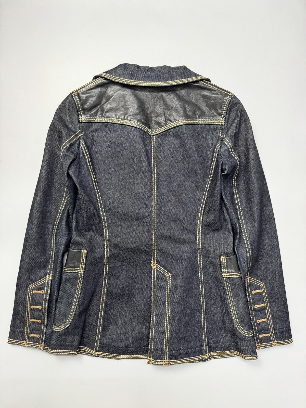 Hysteric Glamour 1 Pair Vintage Hysteric Glamour Indigo Denim/Leather Size S / US 4 / IT 40 - 6 Thumbnail