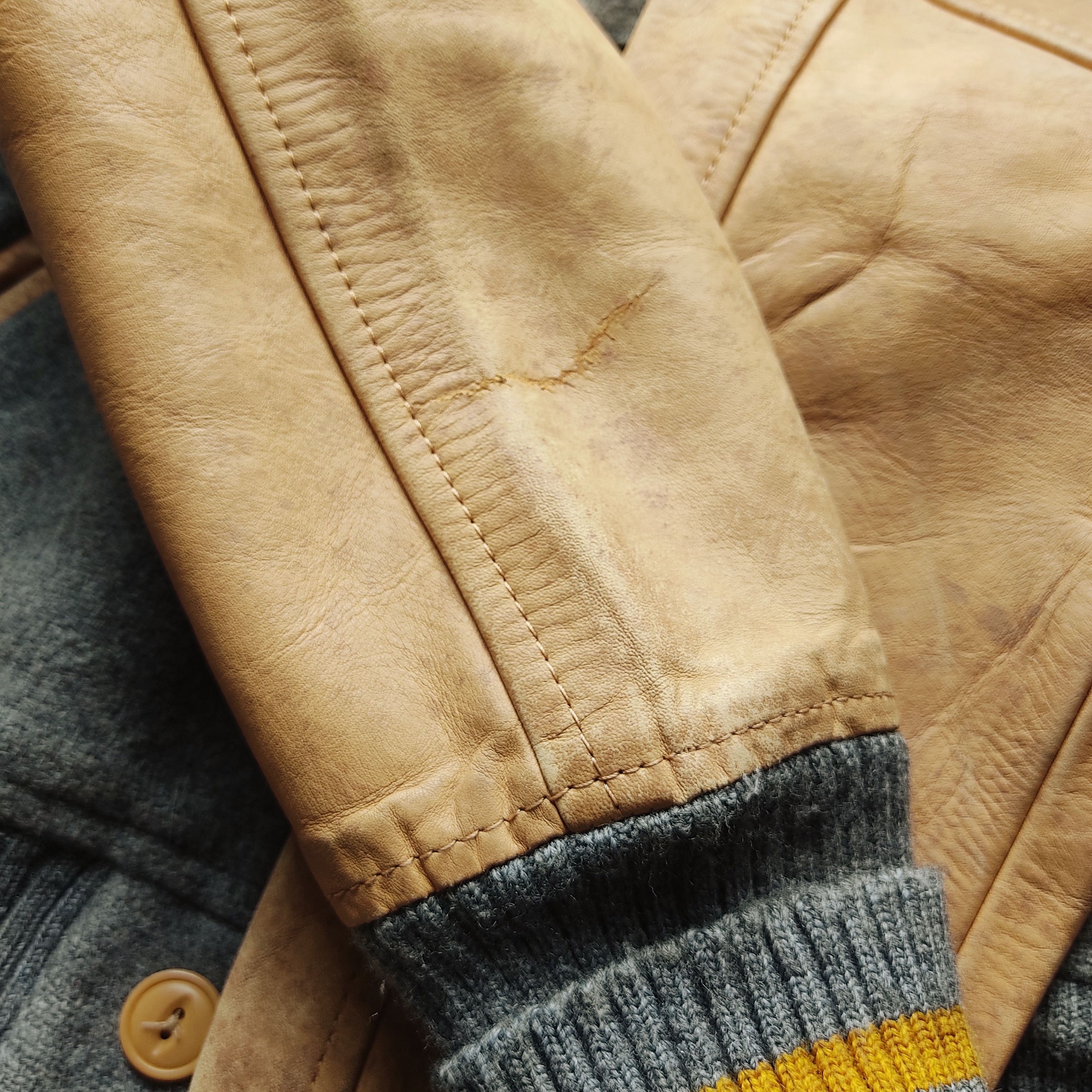 BUFFALO BOBS Vintage Buffalo Bobs Leather Sleeve Varsity Jacket Size US XS / EU 42 / 0 - 9 Thumbnail