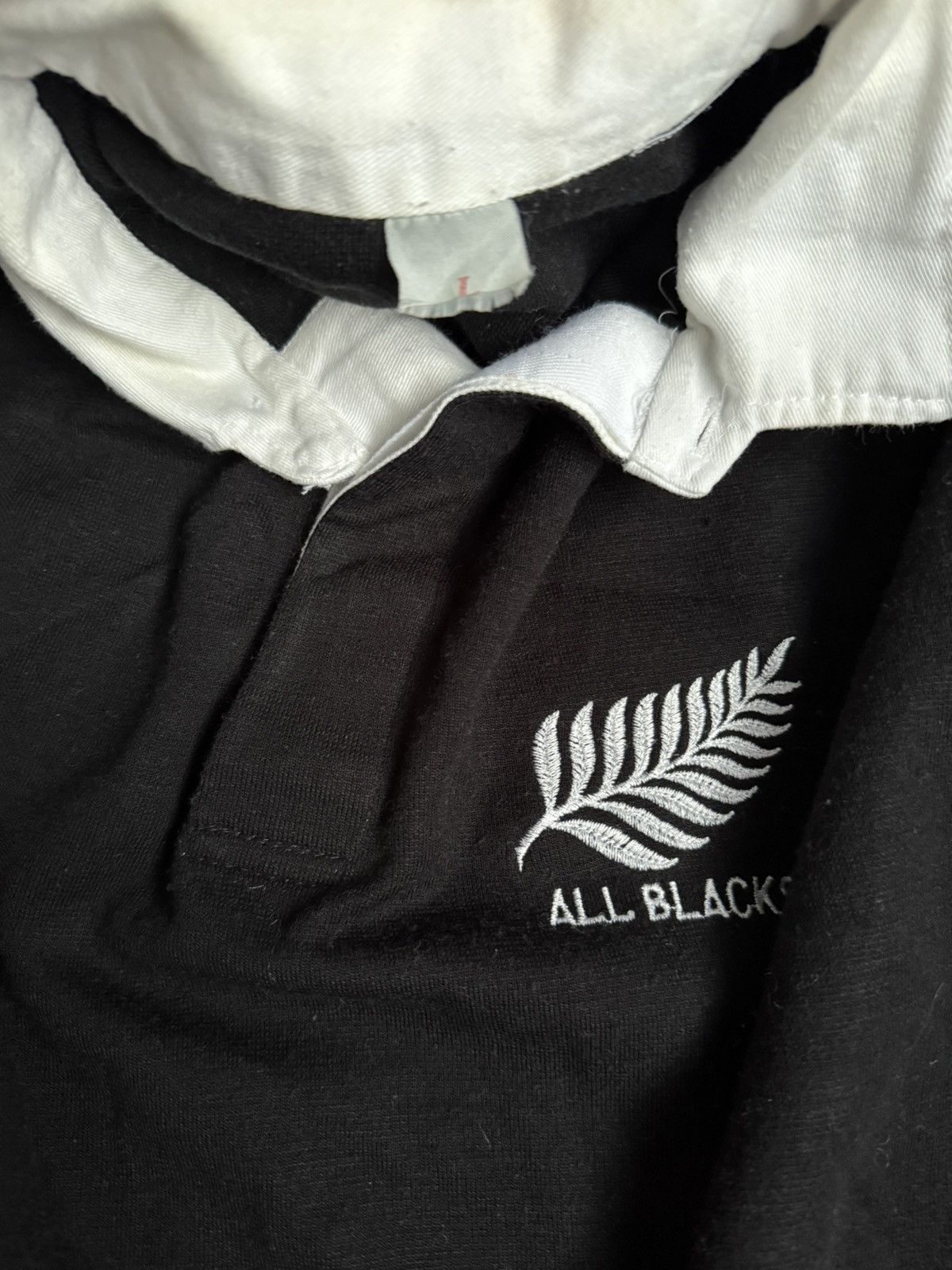 Canterbury of New Zealand × Vintage Vintage New Zealand Rugby shirt 80’s jersey All Black Size US L / EU 52-54 / 3 - 3 Thumbnail