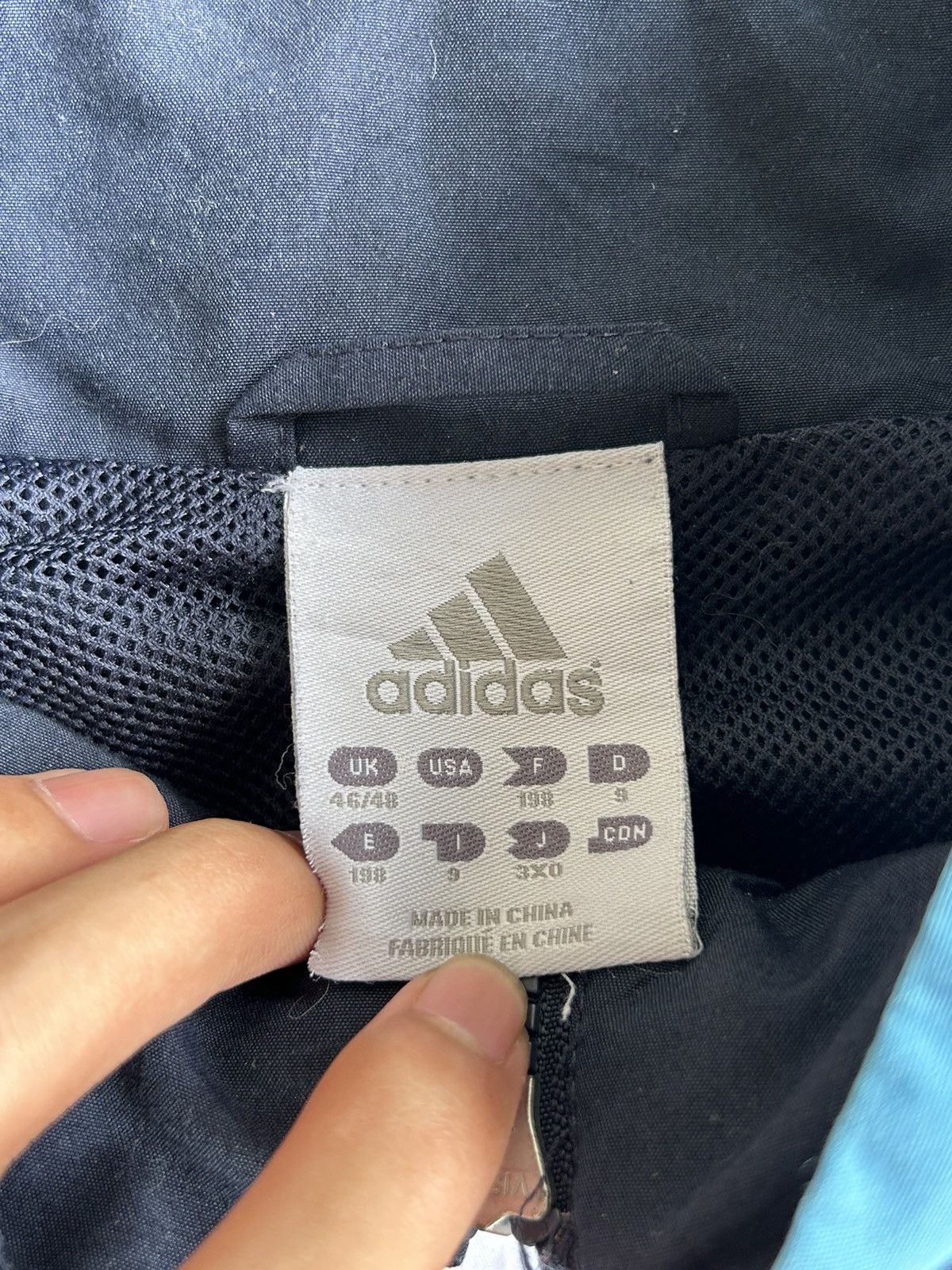 Adidas × Vintage 00's Adidas X Marseille 2009 Jacket 🩵🖤 Size US XL / EU 56 / 4 - 6 Thumbnail