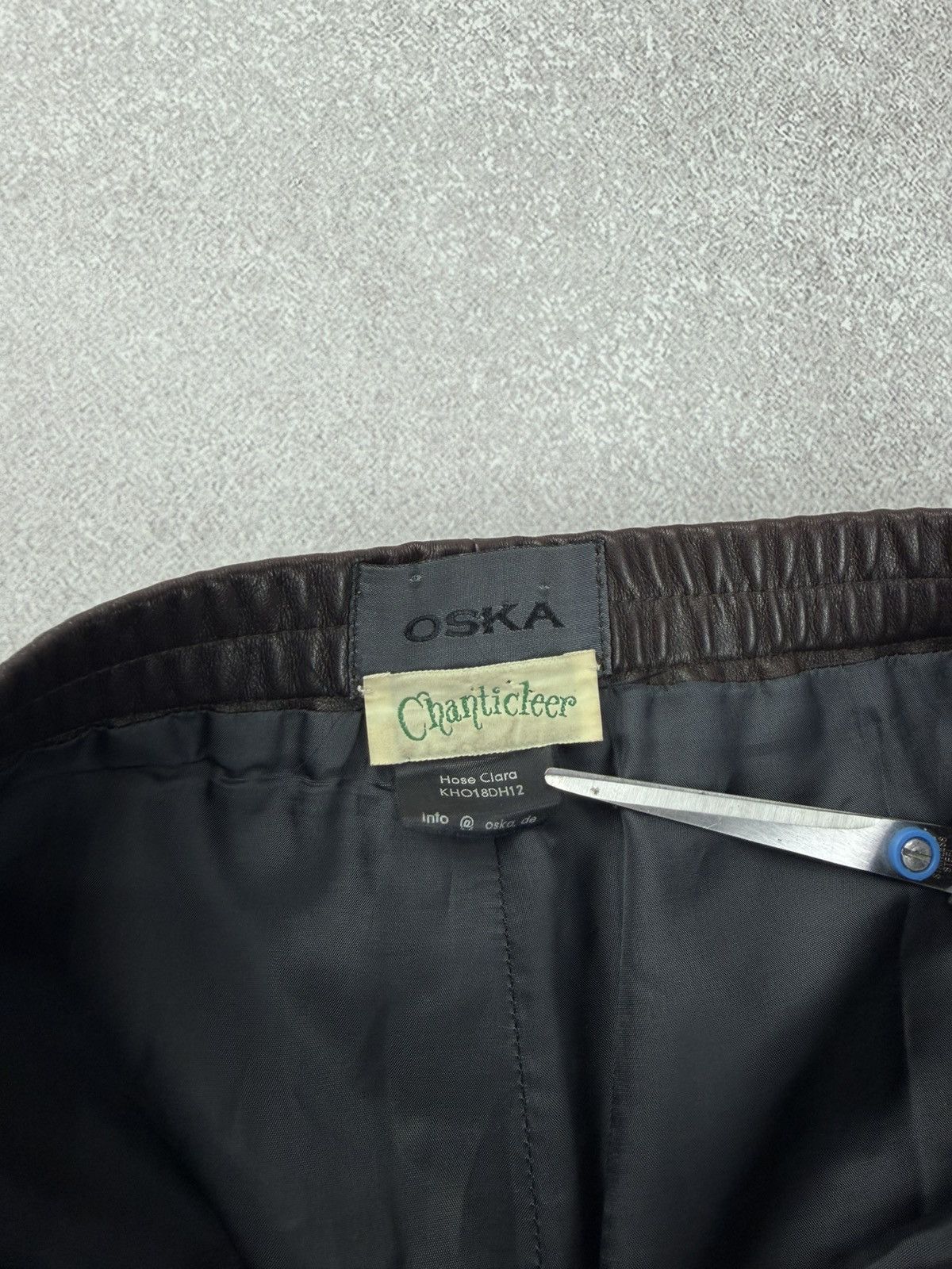 Japanese Brand Oska Brown Leather Trousers Pants Japan Style Size 3 Size 30" / US 8 / IT 44 - 9 Thumbnail