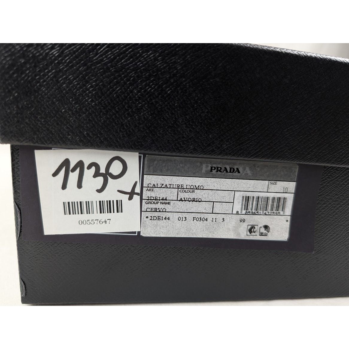 Prada o1rshd1 50mm triangle-logo leather loafers in white Size US 11 / EU 44 - 20 Thumbnail