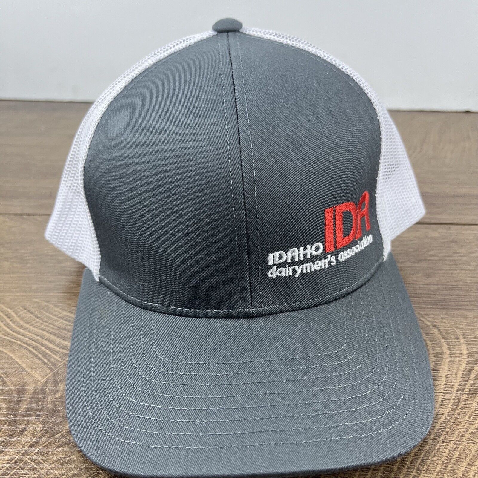 Other Idaho Dairymens Hat IDA Snapback Hat Gray Adjustable Hat Adu Size ONE SIZE - 4 Thumbnail