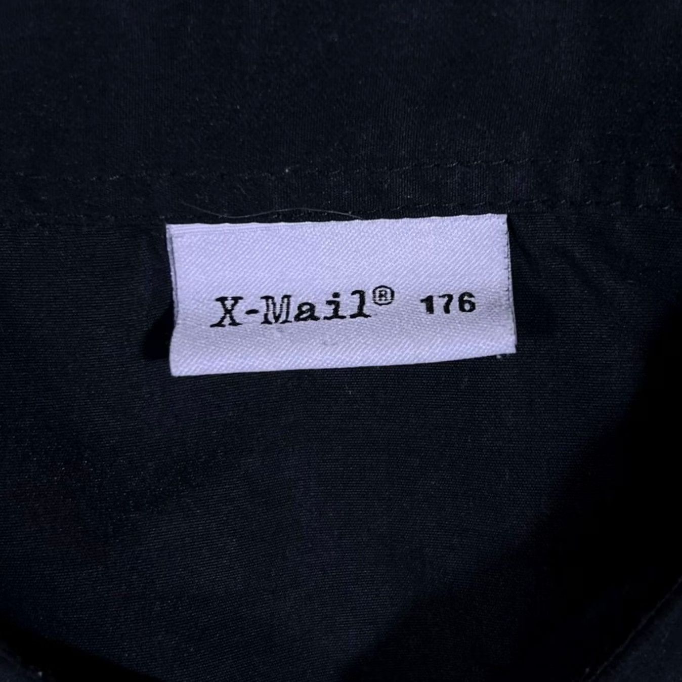 Vintage X-Mail Gothic Y2K Flaming Dragon Graphic Short Sleeve Shirt M Black 00s Vintage Mens Size US M / EU 48-50 / 2 - 4 Thumbnail