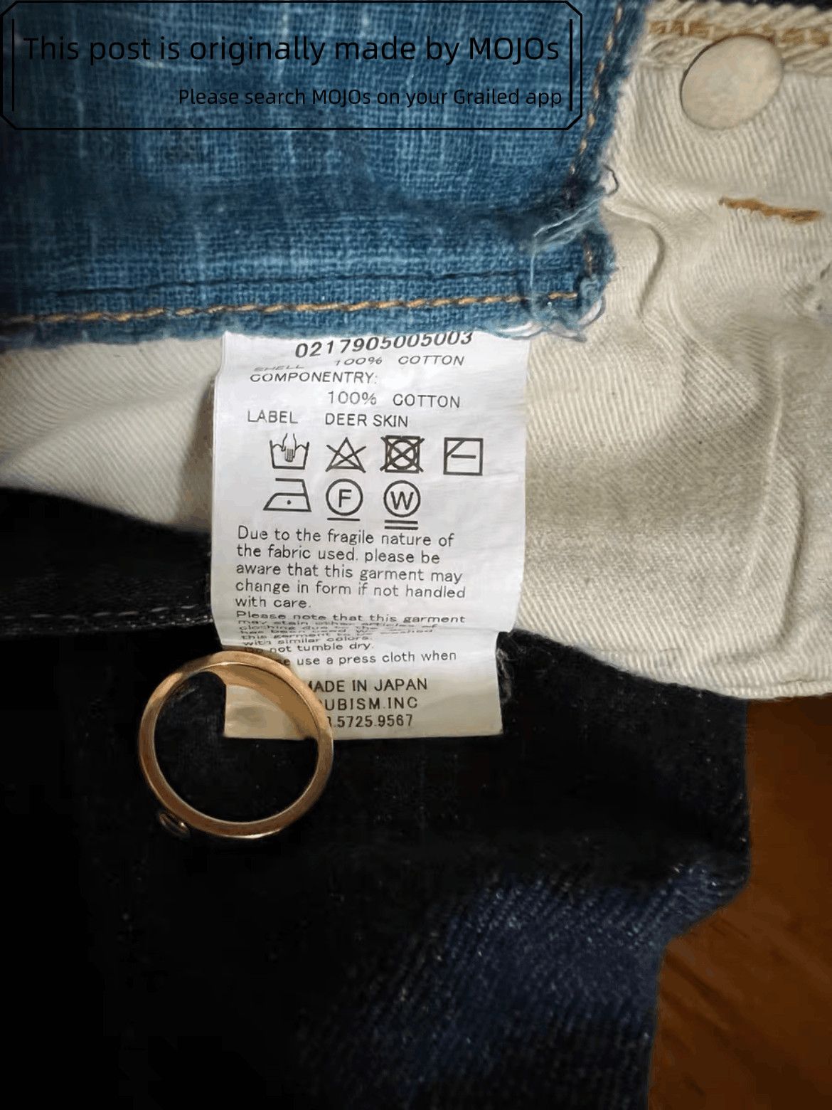 Visvim Sz 1 Visvim 03R 17SS ICT RAW Denim Size US 30 / EU 46 - 5 Thumbnail