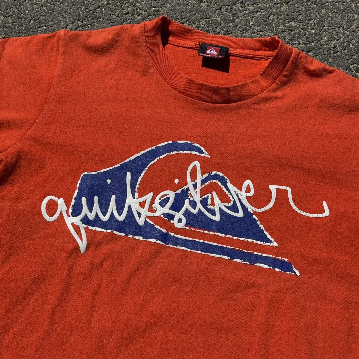 Quiksilver Y2K Quicksilver Graffiti Tees Orange Blokecore slim fit Size US XS / EU 42 / 0 - 7 Thumbnail