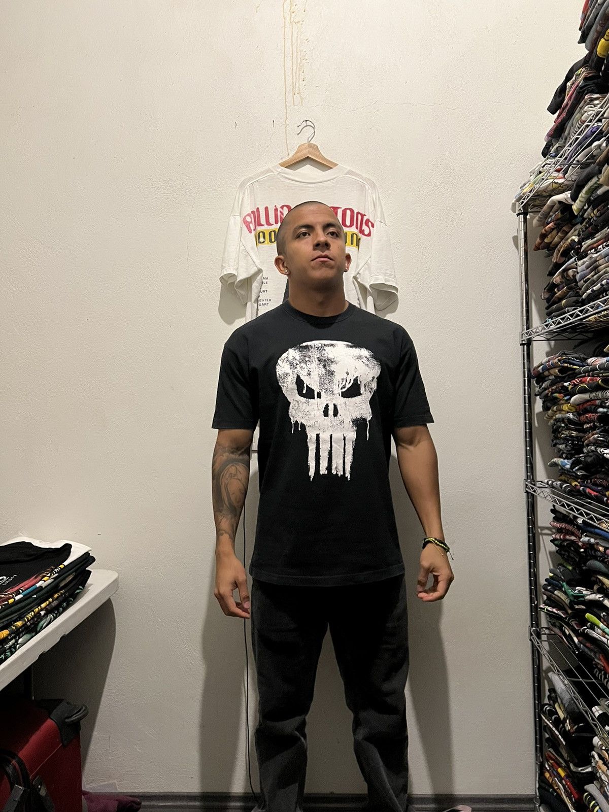 Mad Engine 2000s The Punisher Superhero Logo Marvel Comics Tee Size US L / EU 52-54 / 3 - 2 Thumbnail