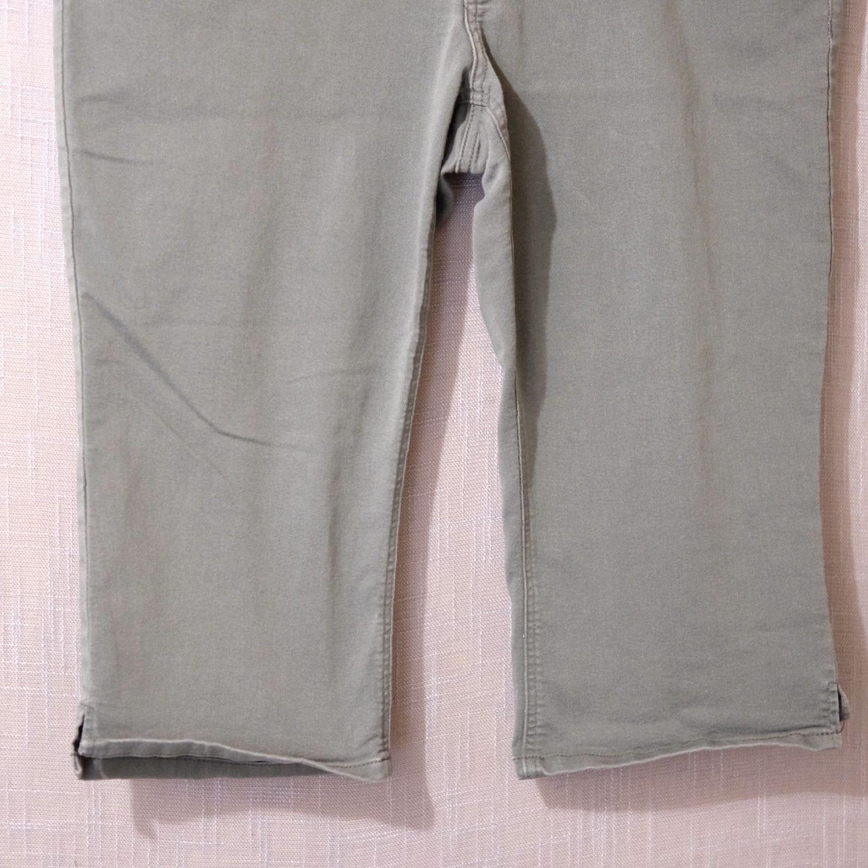 Liz Claiborne Liz Claiborne Capri Shirt Womens 16P Green Comfort Waist Casual Workwear 16P Green Capri Womens Sort? Size ONE SIZE - 3 Thumbnail