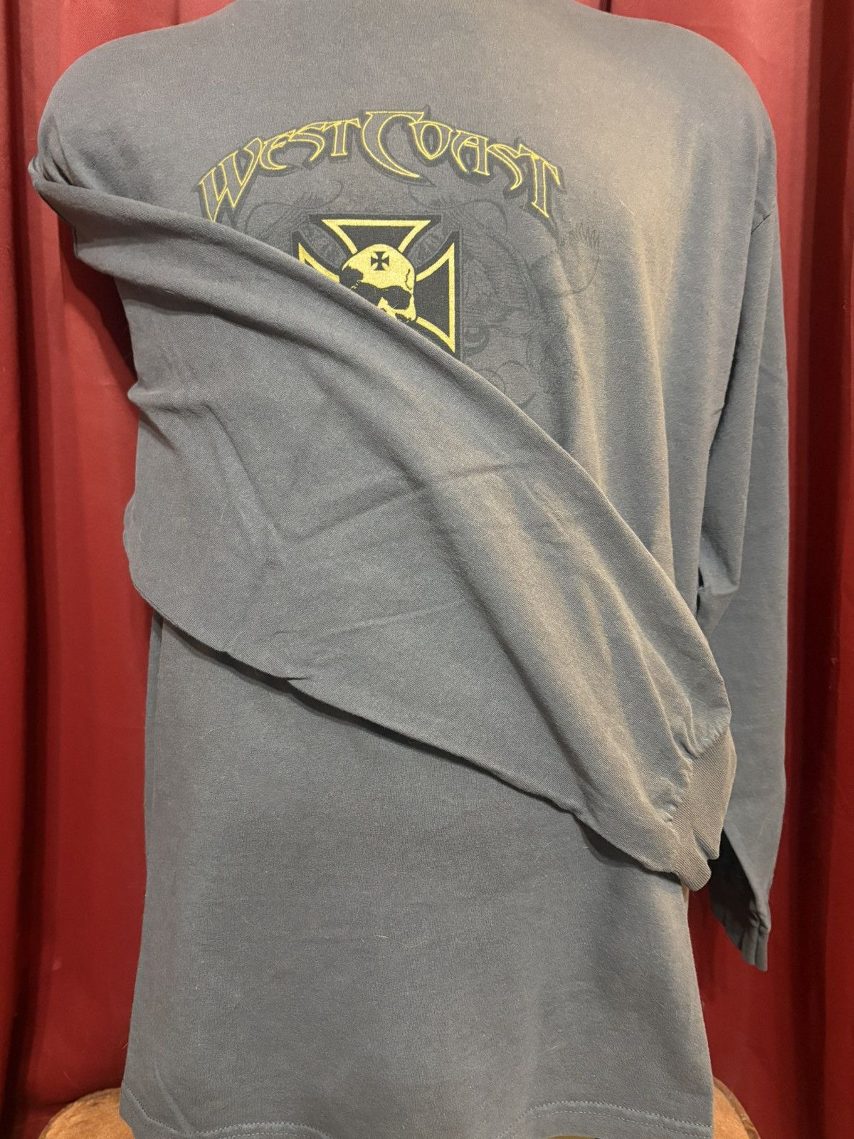 West Coast Choppers Vintage West Coast Choppers Long Sleeve Y2K Biker Tee Grail Size US XXL / EU 58 / 5 - 5 Thumbnail