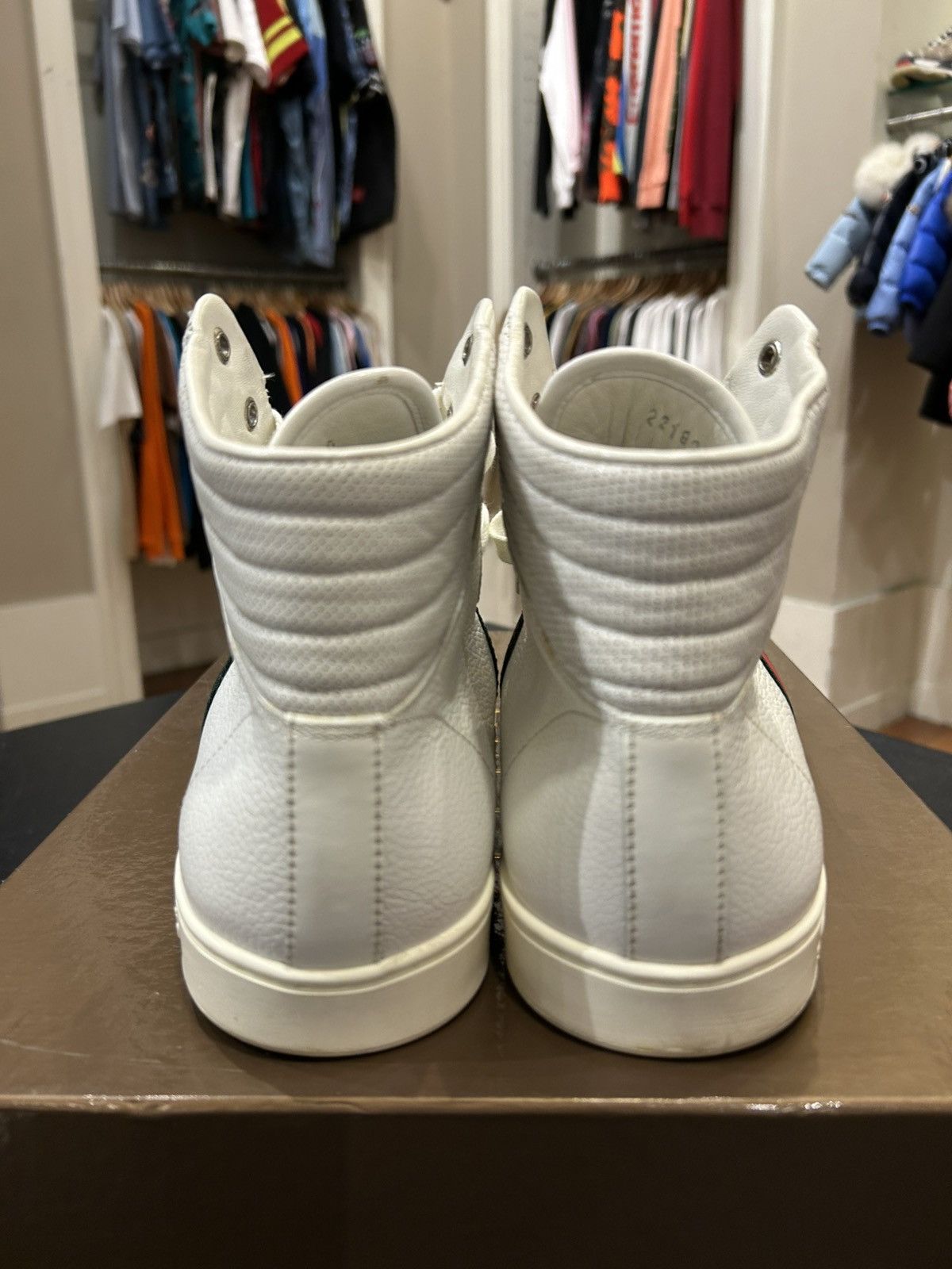 Gucci Gucci High Top Sneakers White Size US 10 / EU 43 - 3 Thumbnail
