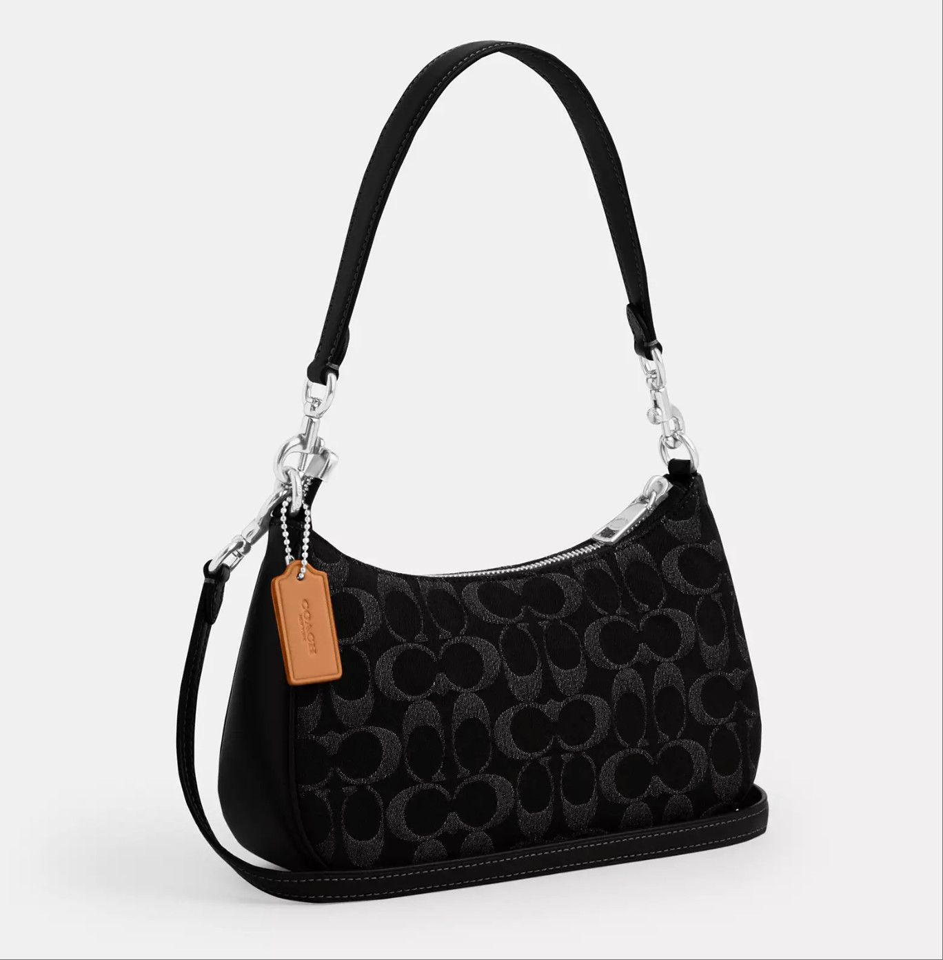 Coach Teri Shoulder Bag In Signature Denim CDE43 Size ONE SIZE - 11 Thumbnail