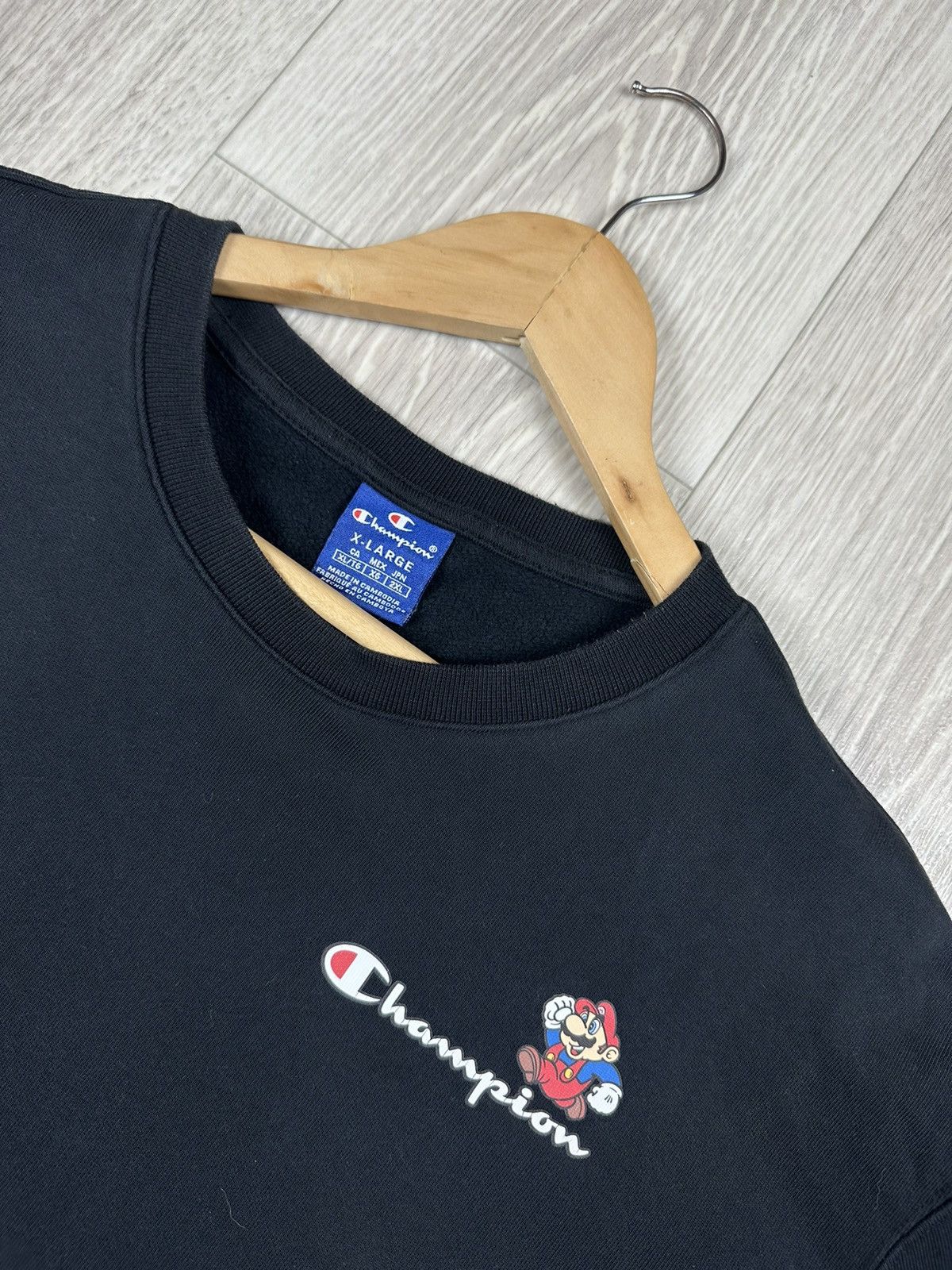Champion × Vintage Champion X Super Mario Bros Reverse Wave Sweatshirt Size US XL / EU 56 / 4 - 4 Thumbnail