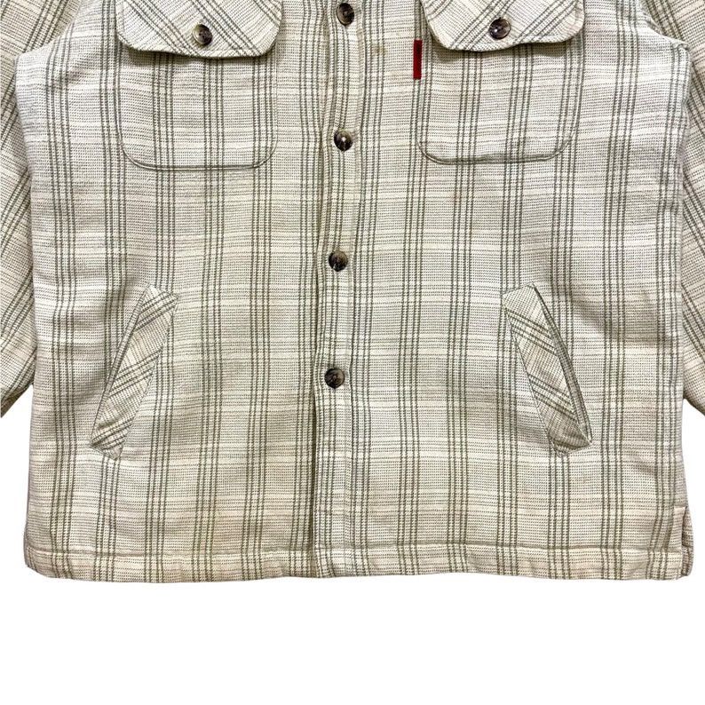 Lucky Brand × Vintage Vintage 90s Lucky Strike Sherpa Button Up Jacket Shirt Size US L / EU 52-54 / 3 - 4 Thumbnail