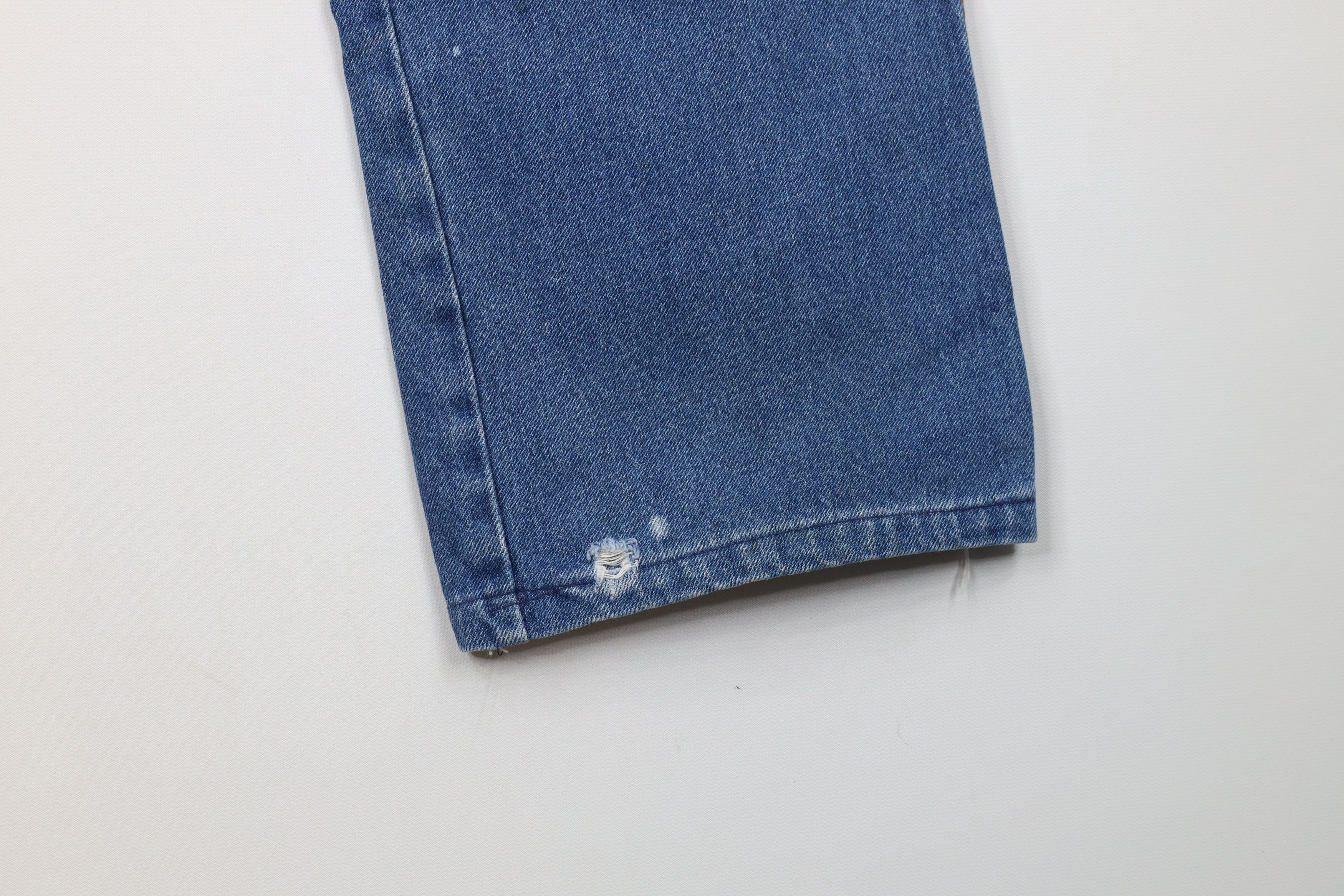 Dickies × Vintage Vintage 70s Dickies Branders Flared Bootcut Denim Jeans USA Size US 36 / EU 52 - 6 Thumbnail