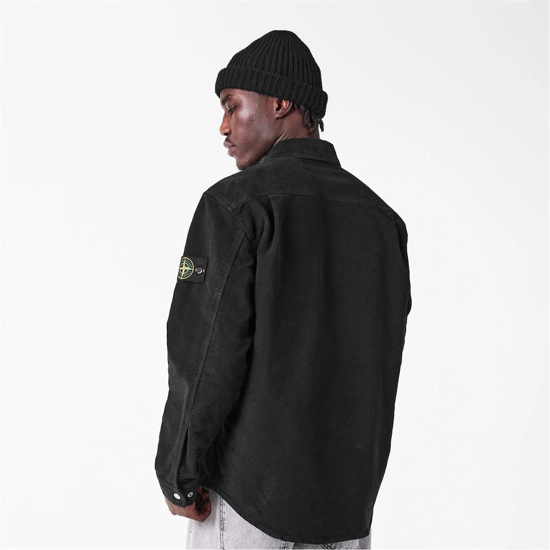 Stone Island o1g2r1mq0526 MSkin Overshirt in Black Size US S / EU 44-46 / 1 - 4 Thumbnail