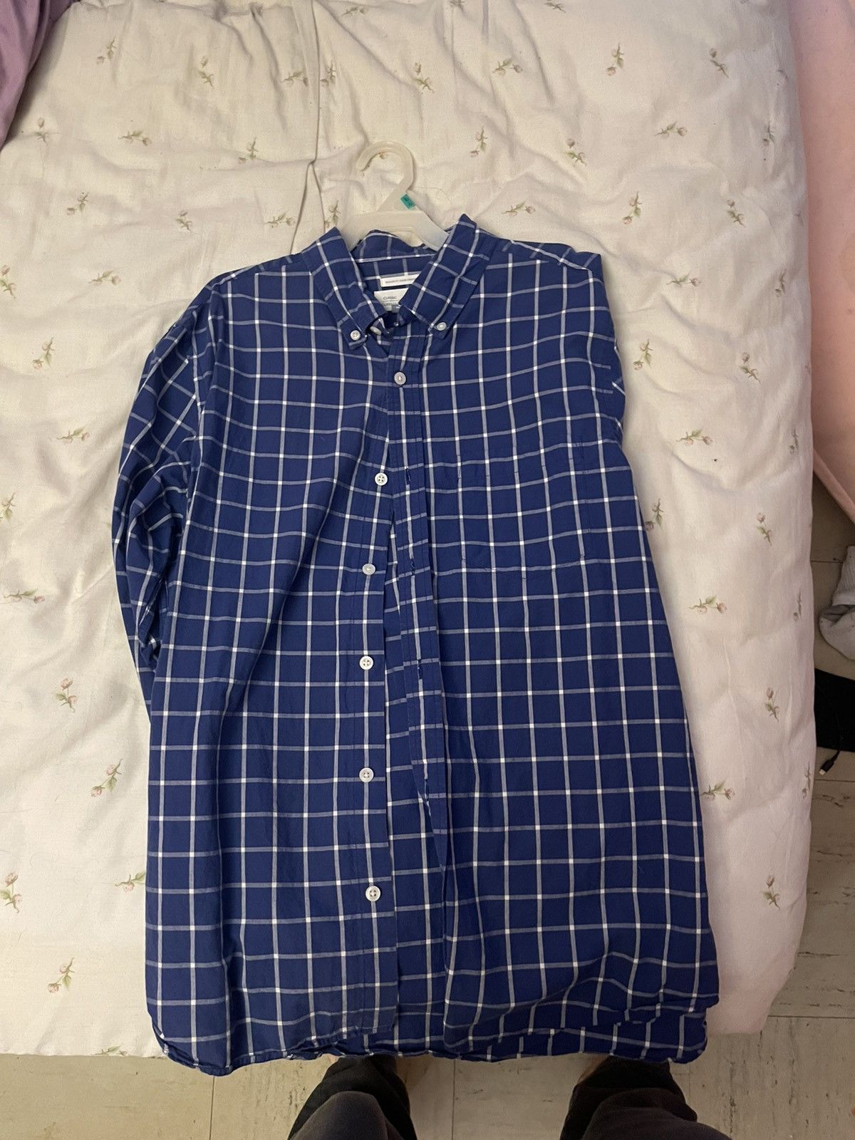 Old Navy Blue Plaid Flannel Old Navy Shirt Size US L / EU 52-54 / 3 - 3 Thumbnail
