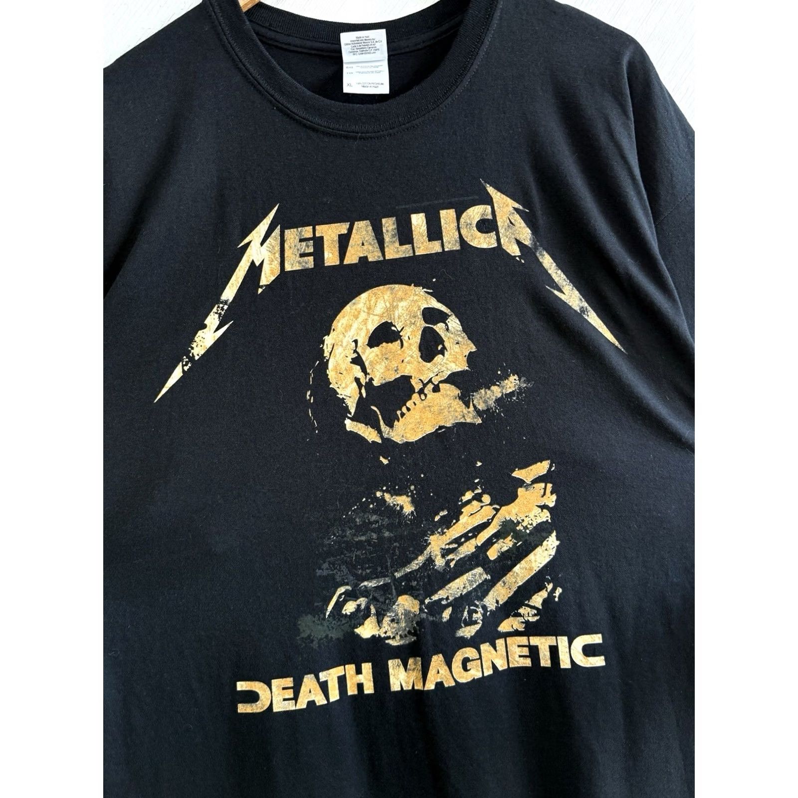 Vintage METALLICA DEATH MAGNETIC 2009 BAND TEES ROCK SHIRT T-SHIRT BLACK COTON SIZE XL Size US XL / EU 56 / 4 - 3 Thumbnail