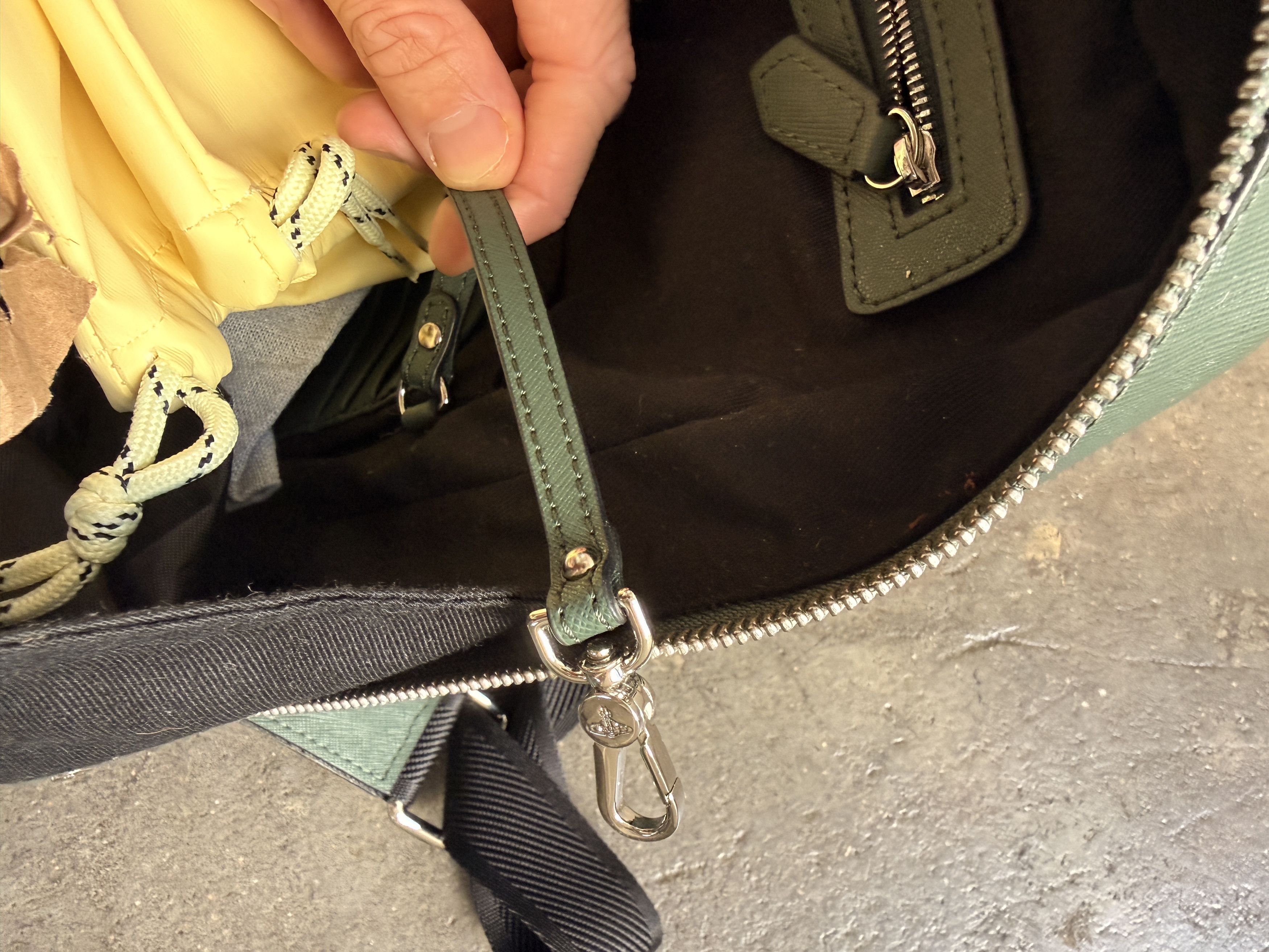 Vivienne Westwood New $900+ Leather Adjustable Backpack w/ Slight Peeling Size ONE SIZE - 3 Thumbnail