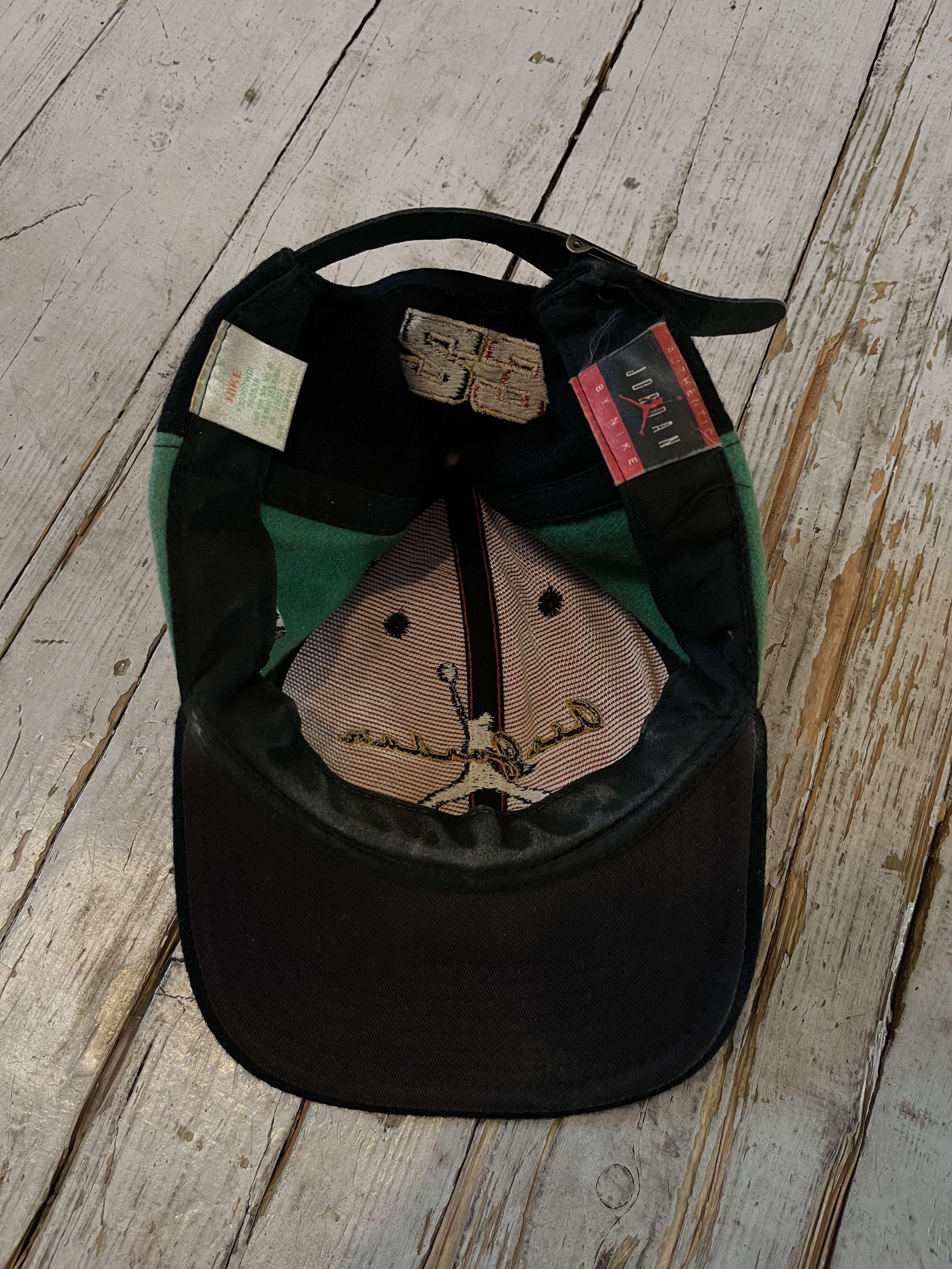 Jordan Brand × Nike × Vintage Vintage 90's Nike Air Jordan Big Logo Wool Cap Hat Size ONE SIZE - 6 Thumbnail