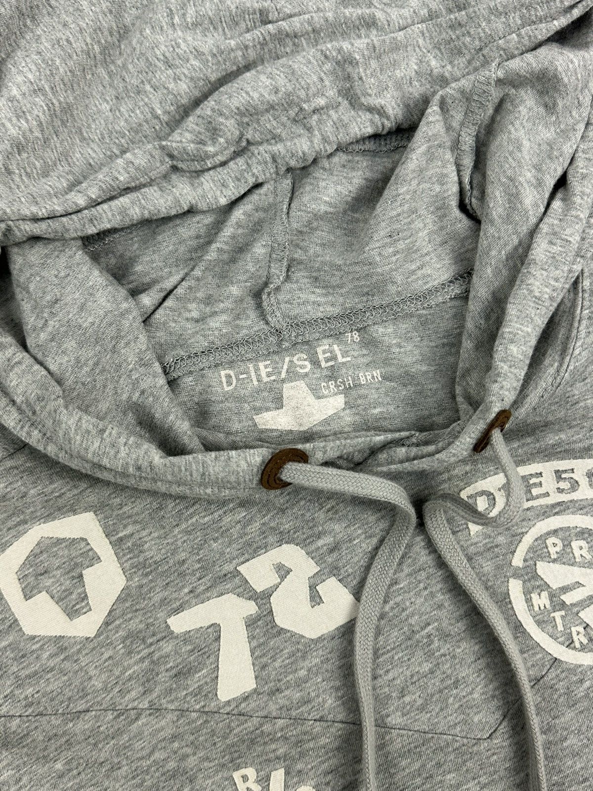 Diesel Diesel Vintage Grey Logo Light Hoodie Size US M / EU 48-50 / 2 - 8 Thumbnail