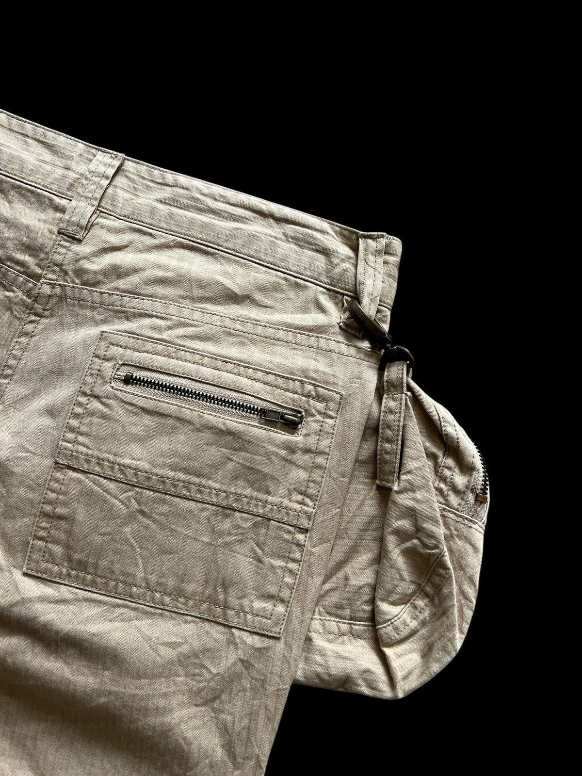 GOA 2000s Enagy 🇯🇵 Flare Multipocket Pants With Pouch Size 30" / US 8 / IT 44 - 11 Thumbnail
