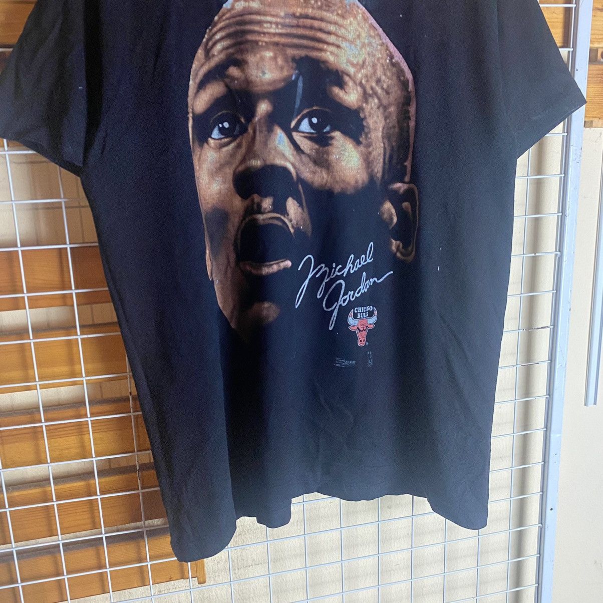 Jordan Brand × NBA × Vintage Vintage 90s rare Re Dye Micheal Jordan Chicago bulls distres Size US XL / EU 56 / 4 - 4 Thumbnail