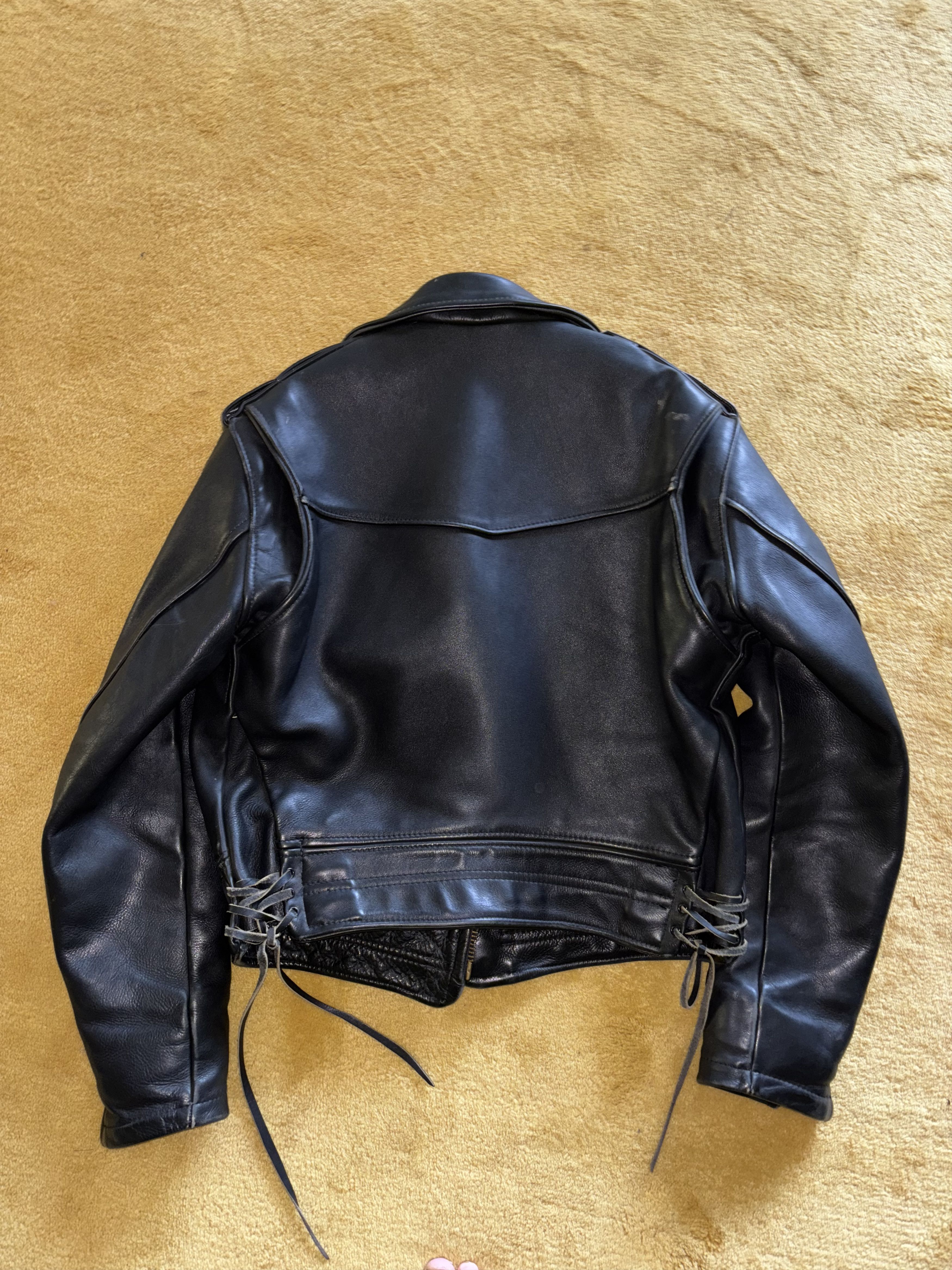 Other The Leather Man NYC Classic Leather Motorcycle Jacket Size US S / EU 44-46 / 1 - 2 Thumbnail