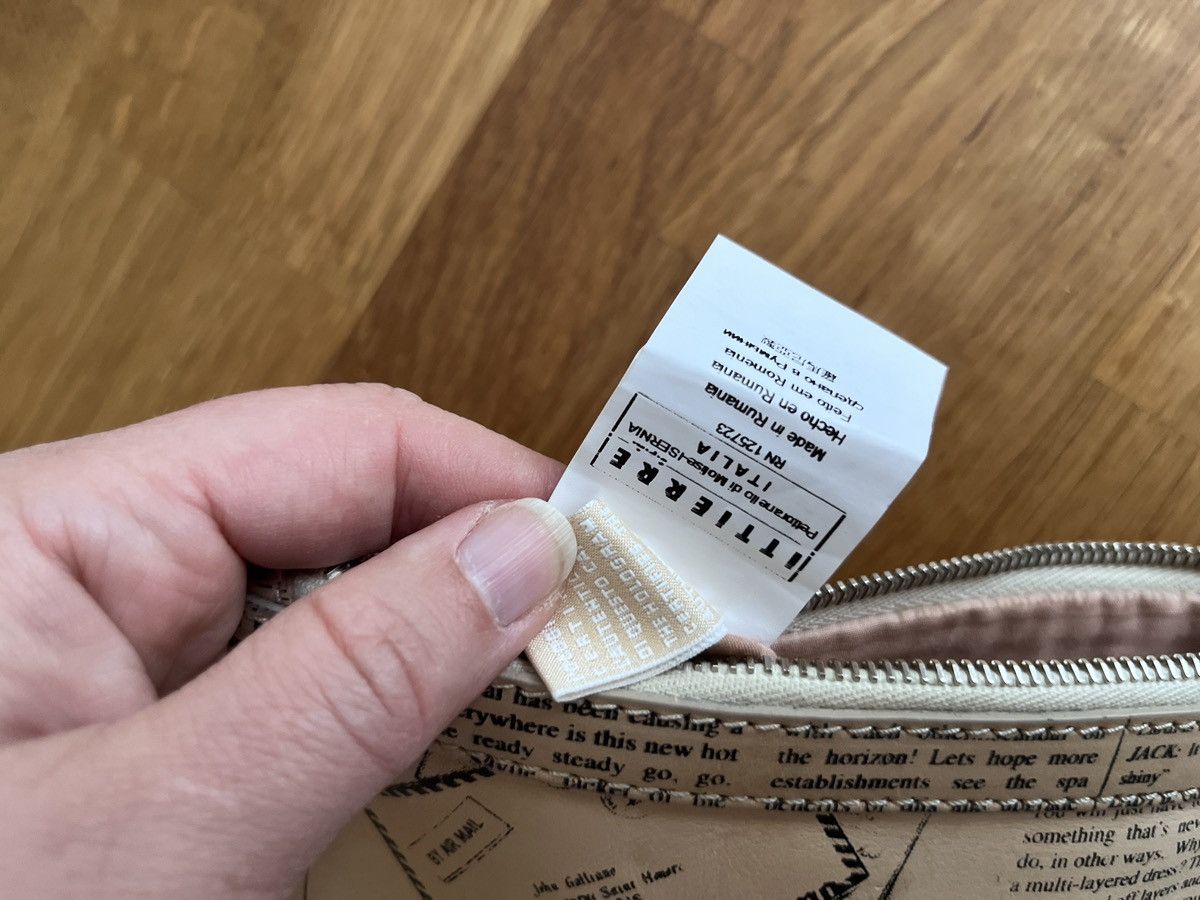 John Galliano Archive John Galliano "Gazette" Newspaper Print Wristlet Size ONE SIZE - 7 Thumbnail